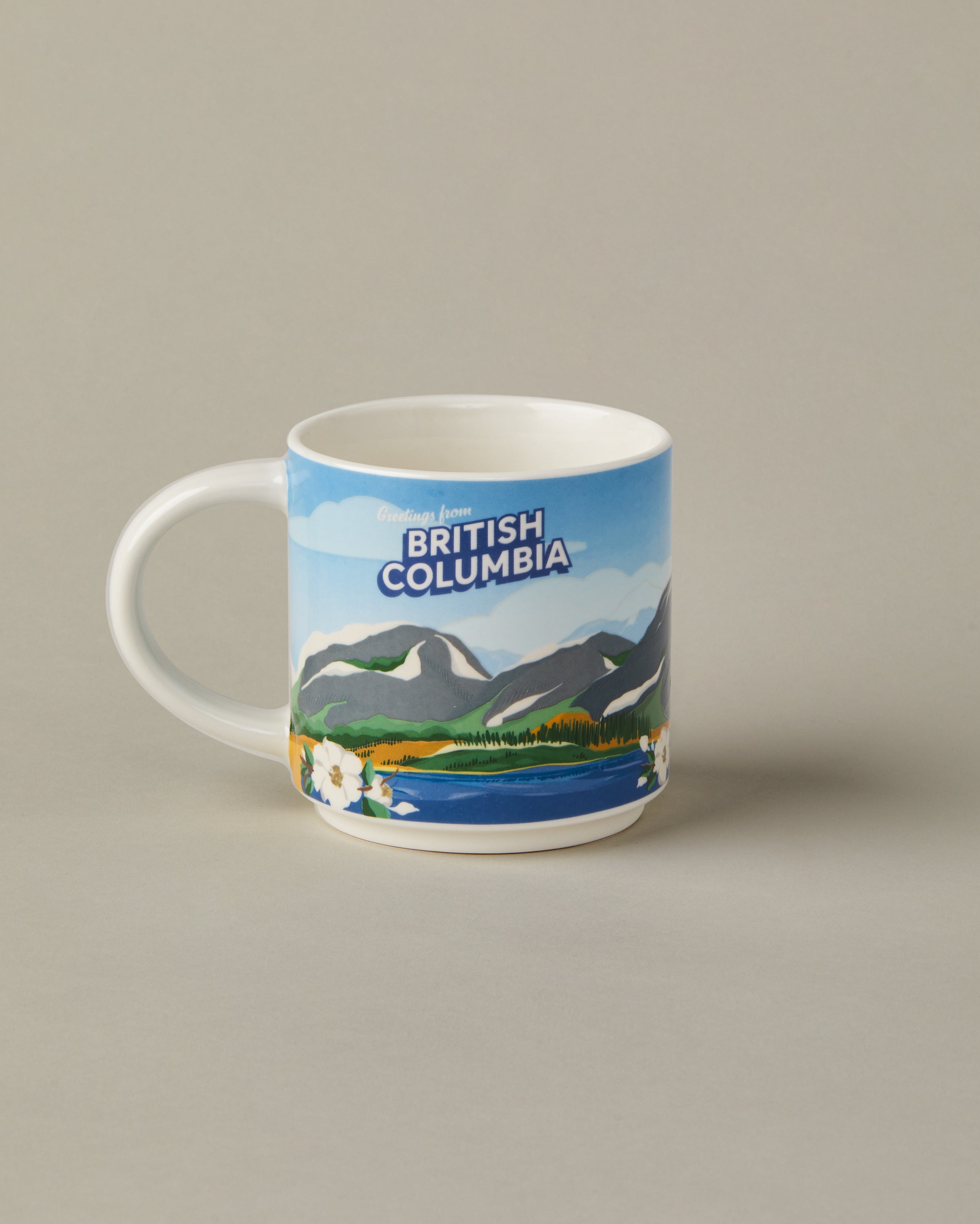 16oz ceramic Tim Hortons mug with British Columbia landscape design | Tasse Tim Hortons de 16 oz représentant des paysages de la Colombie-Britannique. - Image #2