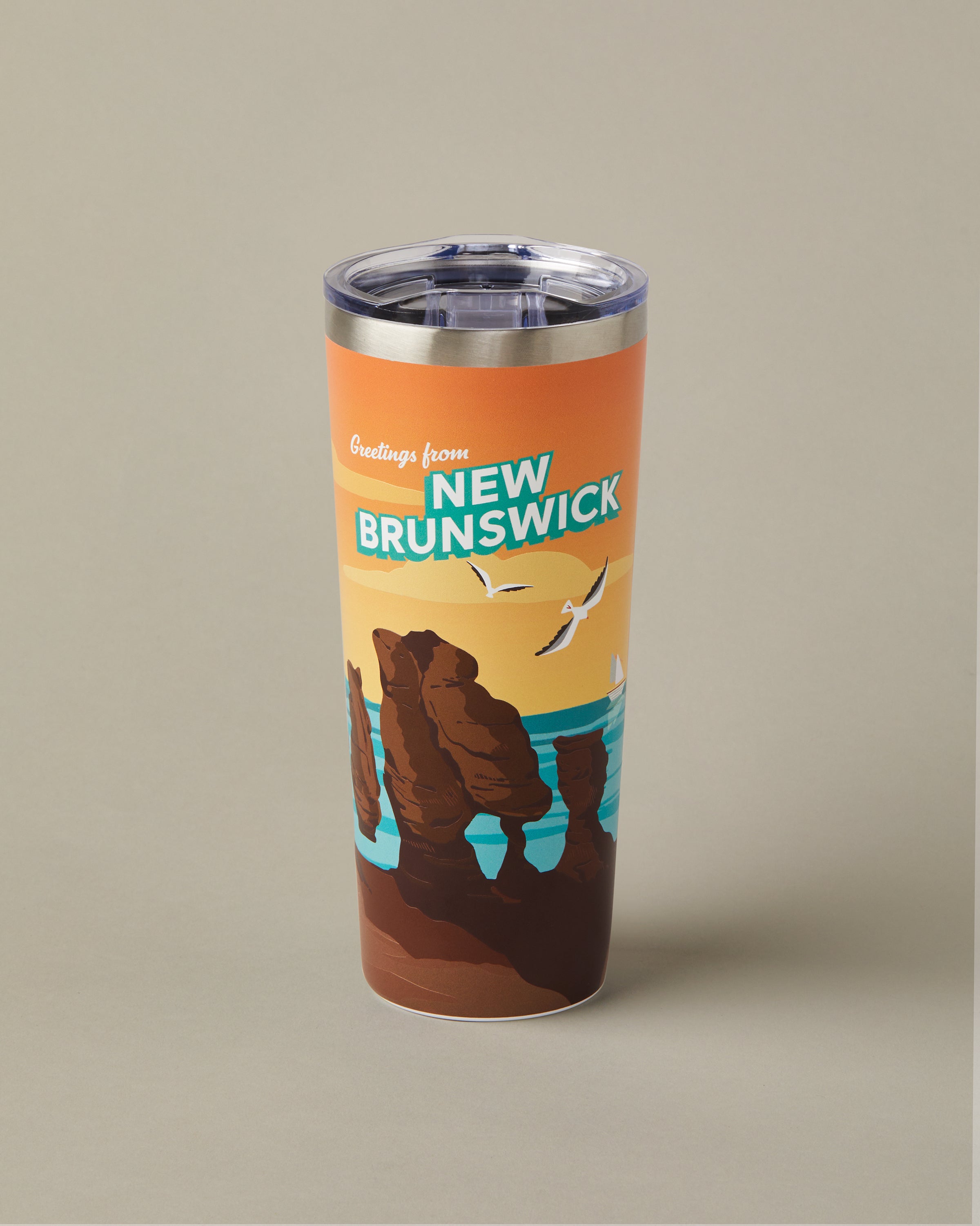 Tim Hortons Stainless Steel Travel Mug | 22oz |New Brunswick