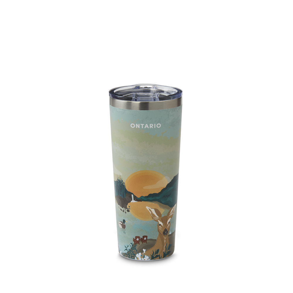 Tim Hortons 22oz Stainless Steel Ontario Travel Tumbler - Image #1