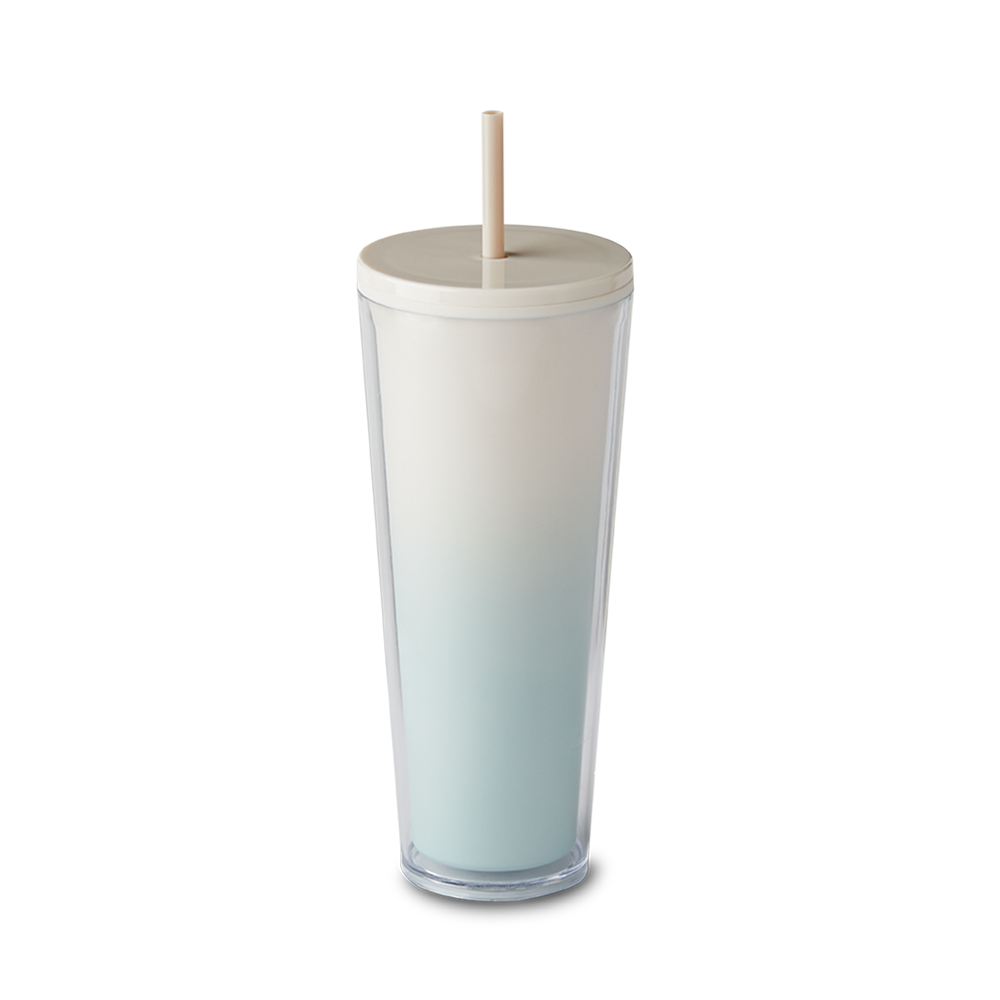 Tim Hortons Plastic Straw Tumbler Sage | Gobelet Tim Hortons en plastique avec paille – Sauge - Image #2