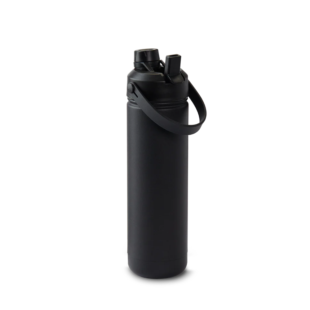 26oz Stainless Steel Black Water Bottle | Bouteille d’eau en acier inoxydable de 26 oz noire - Image #2