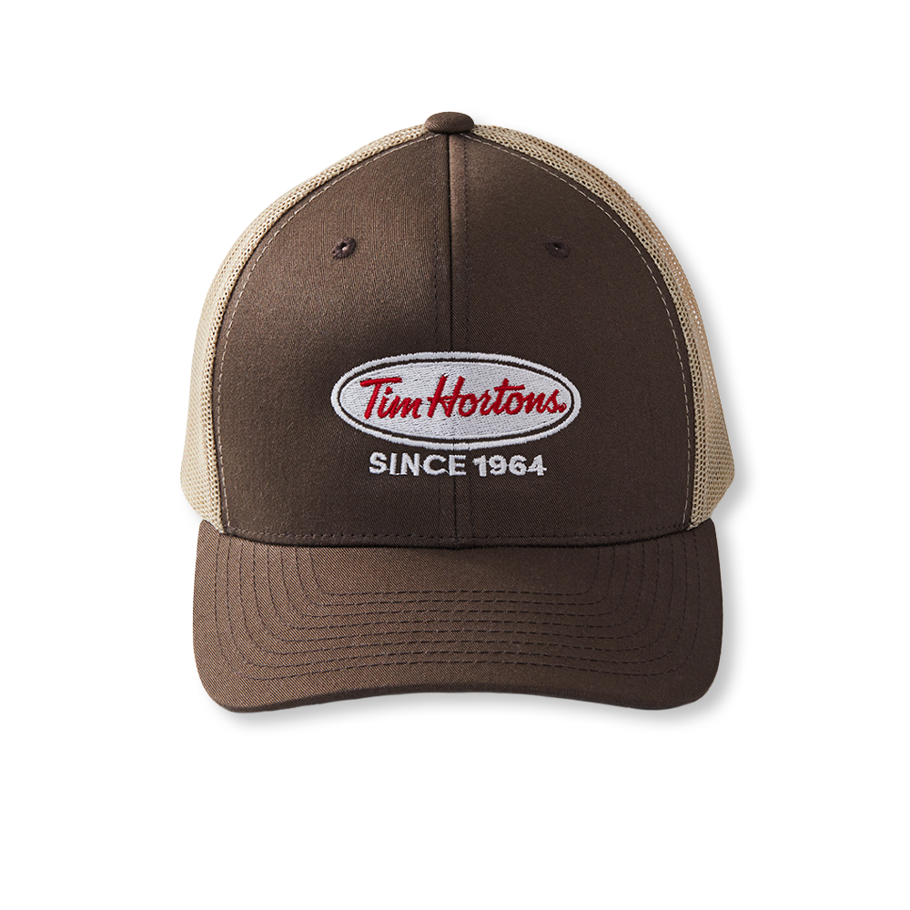 Vintage Mesh-Back Hat - Coffee/Toffee - Image #1