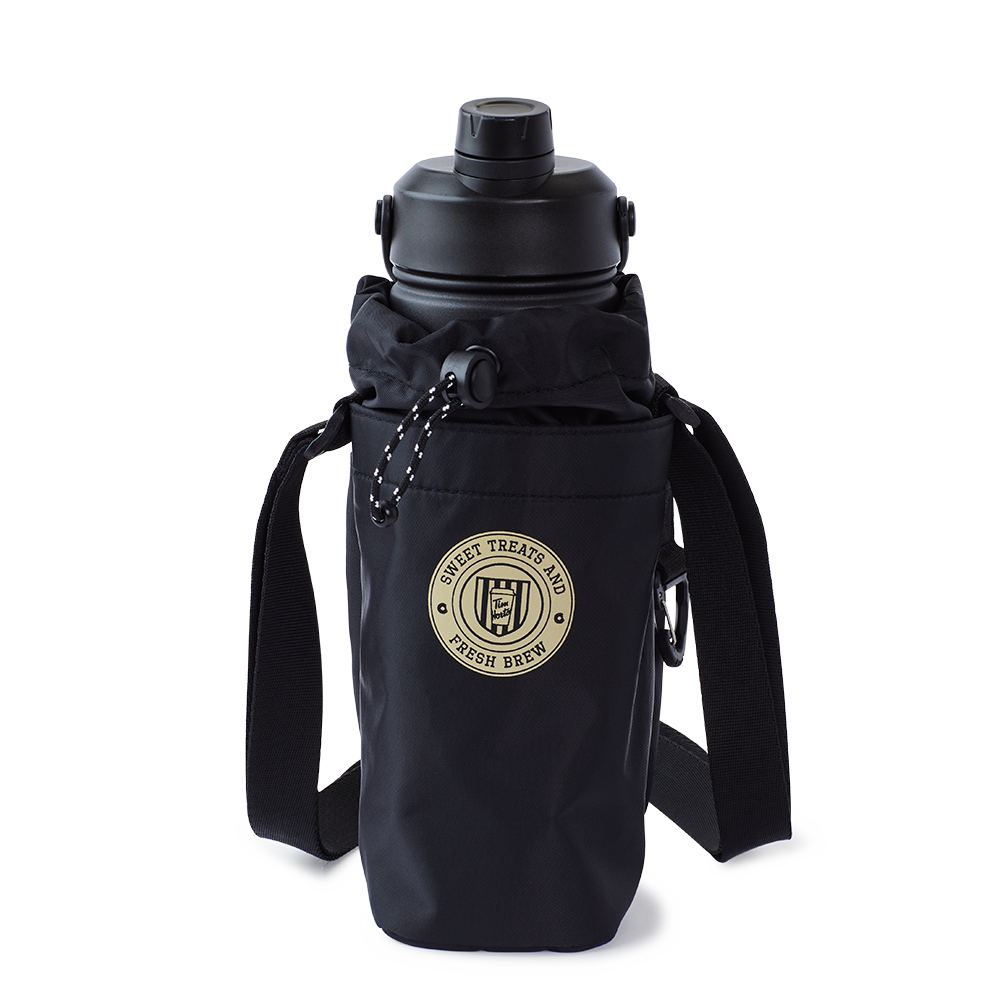Black water bottle bag | Sac à bouteille d’eau noir - Image #3