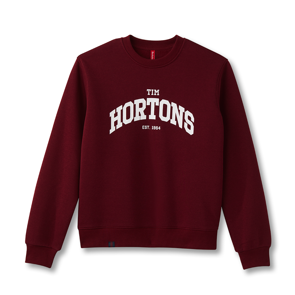 Burgundy crewneck best sale