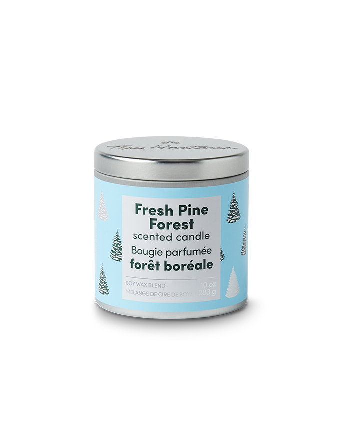 Tim Hortons Fresh Pine Forest 10oz Scented Candle | Bougie parfumée de 10 oz Tim Hortons – Forêt boréale - Image #1