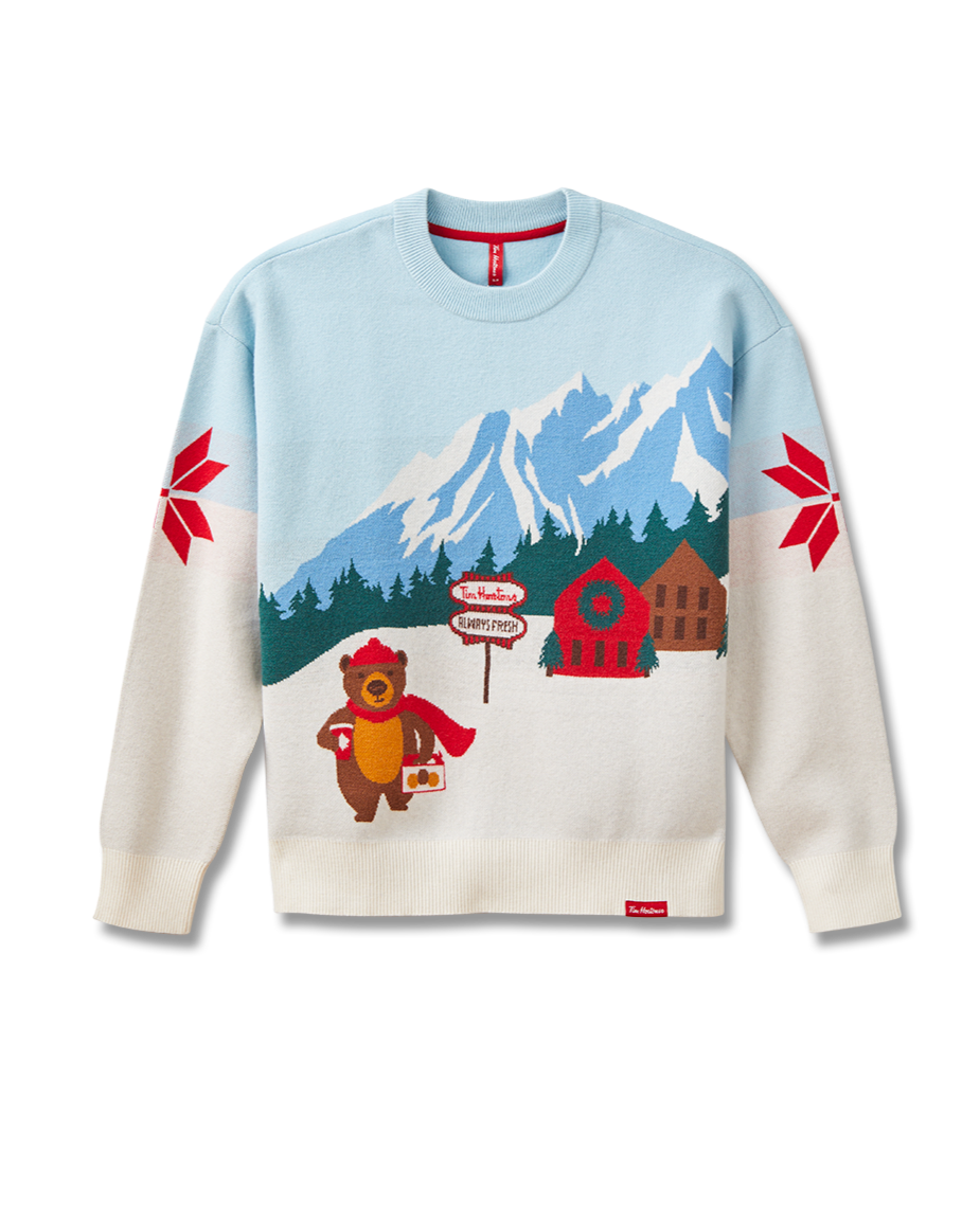 Tim Hortons Winter Bears Kids Holiday Sweater | Chandail Tim Hortons ours d’hiver des Fêtes pour enfants - Image #6