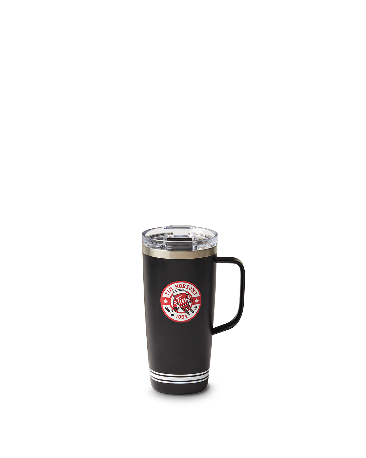 Limited edition Tim Hortons 20oz Stainless Steel Hockey Travel Mug | Tasse de voyage de hockey en acier inoxydable de 20 oz d’édition limitée Tim Hortons - Image #1