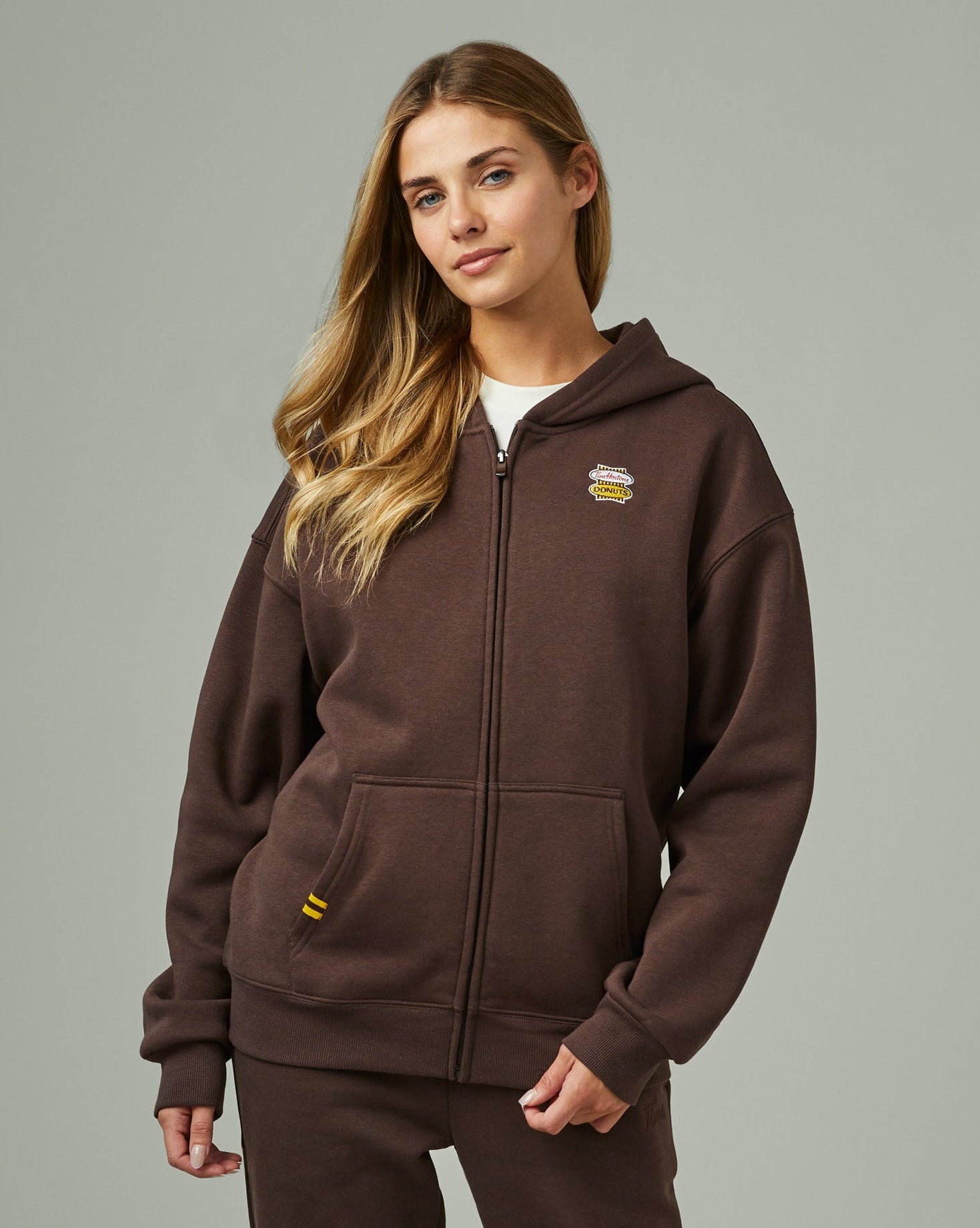Tim Hortons Hoodie | Full Zip Unisex Hoodie - Espresso | TimShop
