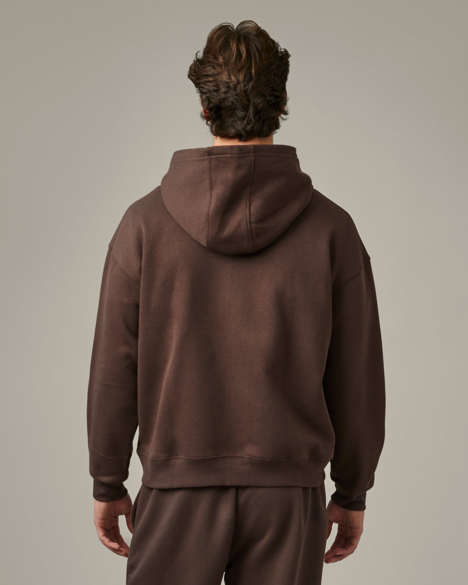 Retro Logo Full Zip Unisex Hoodie - Espresso - TimShop - Image #4