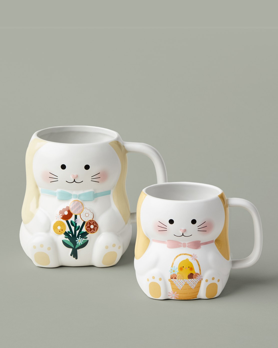Limited edition Tim Hortons 10oz and 20oz Easter Bunny Ceramic Mug | Tasse de porcelaine de 10 oz et 20 oz Tim Hortons en édition limitée – Lapin mignon - Image #3