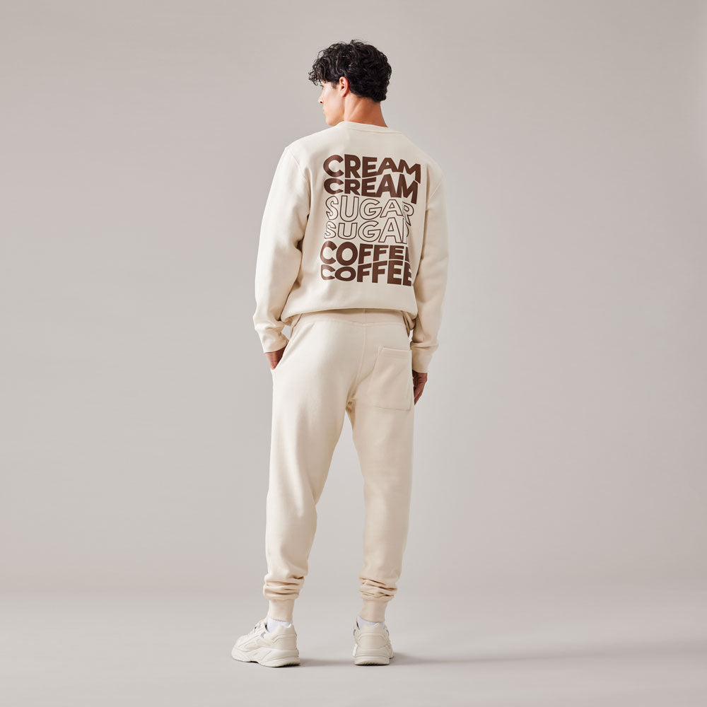Pantalon en coton ouaté Deux-deuxMC, coquille de sable - Image #2