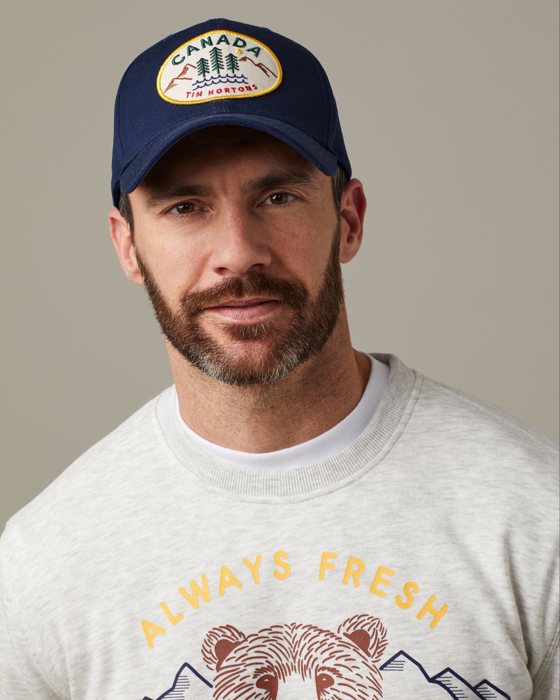 Tim Hortons Canada Baseball Cap Navy | Casquette de baseball bleu marine du Canada de Tim Hortons - Image #1
