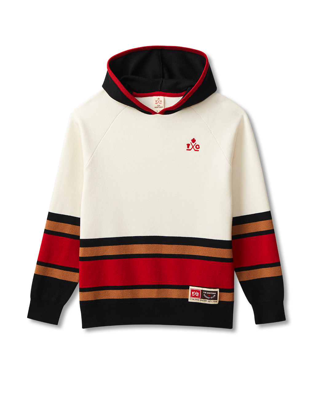 Limited edition Tim Hortons unisex Hockey Knit Hoodie | Chandail de hockey à capuchon en tricot unisexe d’édition limitée Tim Hortons - Image #4