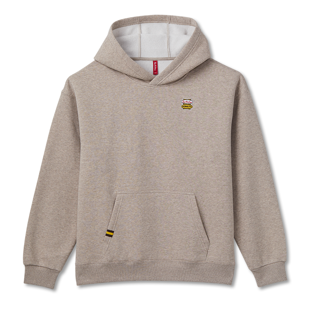 Tim Hortons Iced Capp® Marl Unisex Retro Hoodie | Chandail à capuchon unisexe gris chiné cappuccino glacé de Tim Hortons - Image #6