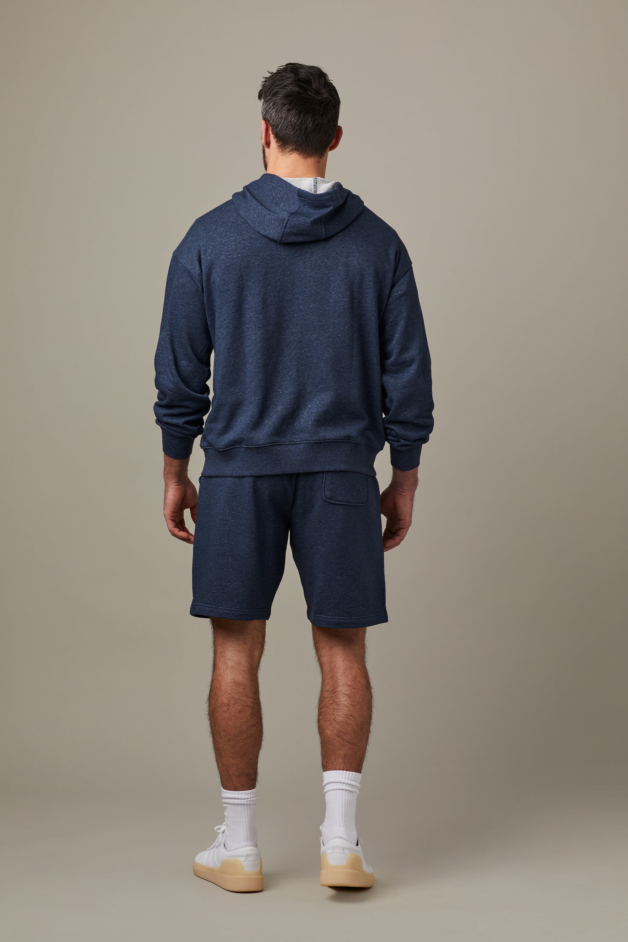 Tim Hortons Canada French Terry Hoodie in Navy Marl | Chandail molletonné à capuchon bleu marine chiné du Canada de Tim Hortons - Image #2