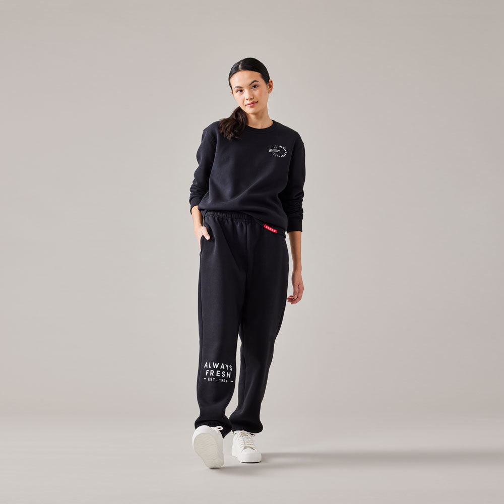 Always Fresh Unisex Joggers - Black - Image #1