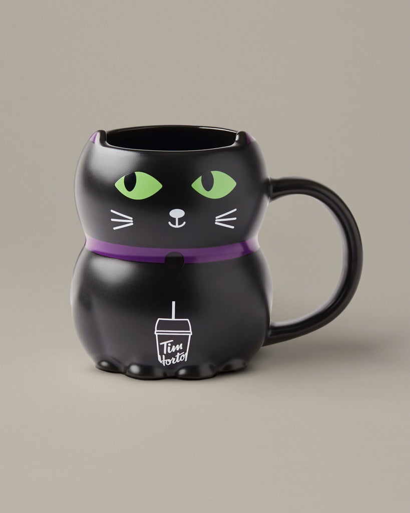 20oz Figural Mug - Black Cat