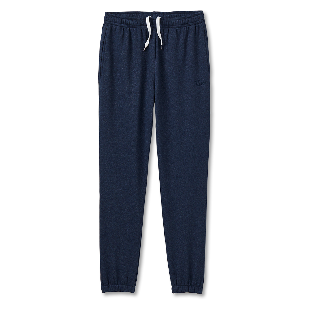 Tim Hortons Travel French Terry Joggers Navy | Pantalon en coton ouaté molletonné bleu marine collection de voyage de Tim Hortons - Image #9