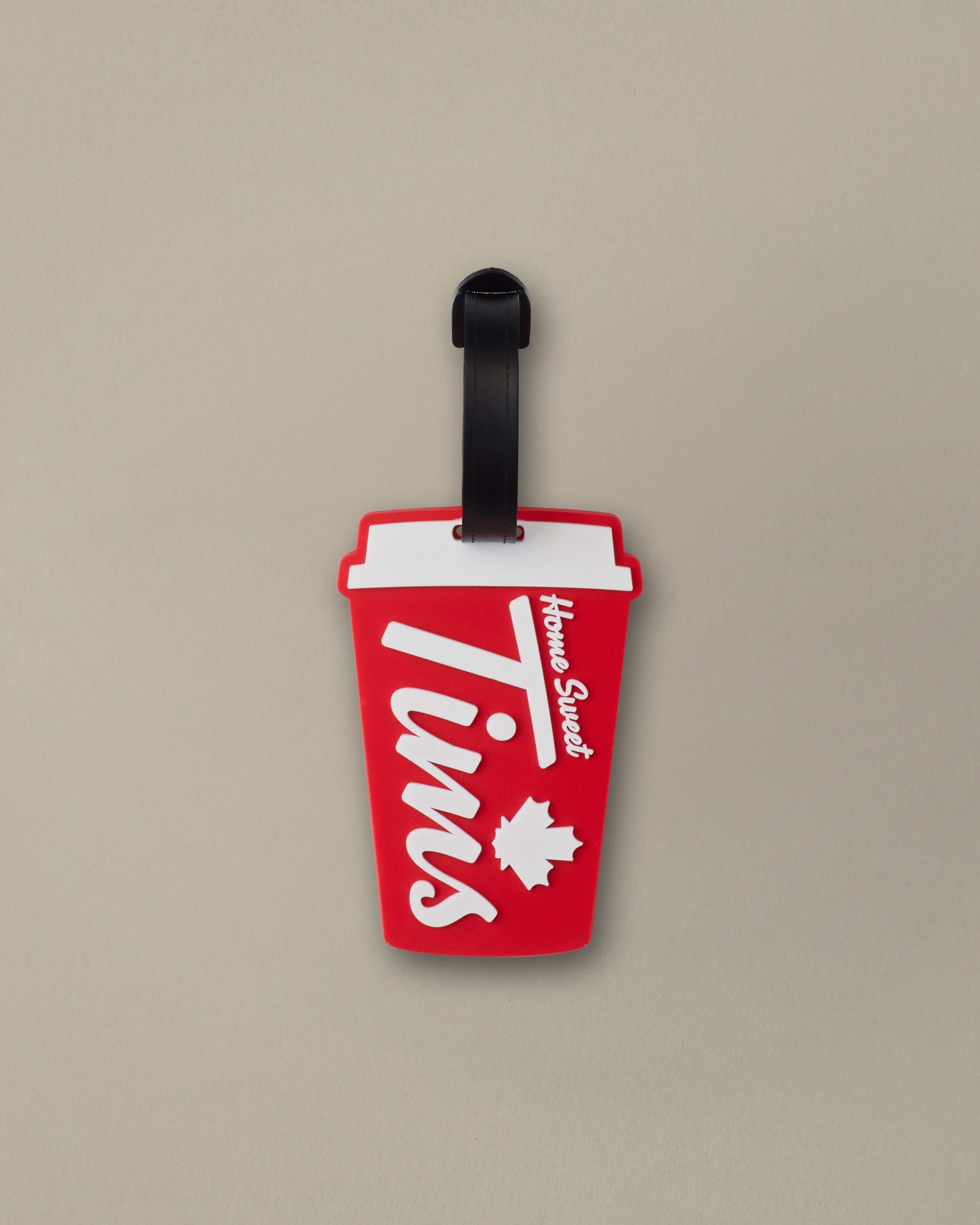 Tim Hortons Tims Red Hot Cup Luggage Tag - Image #1