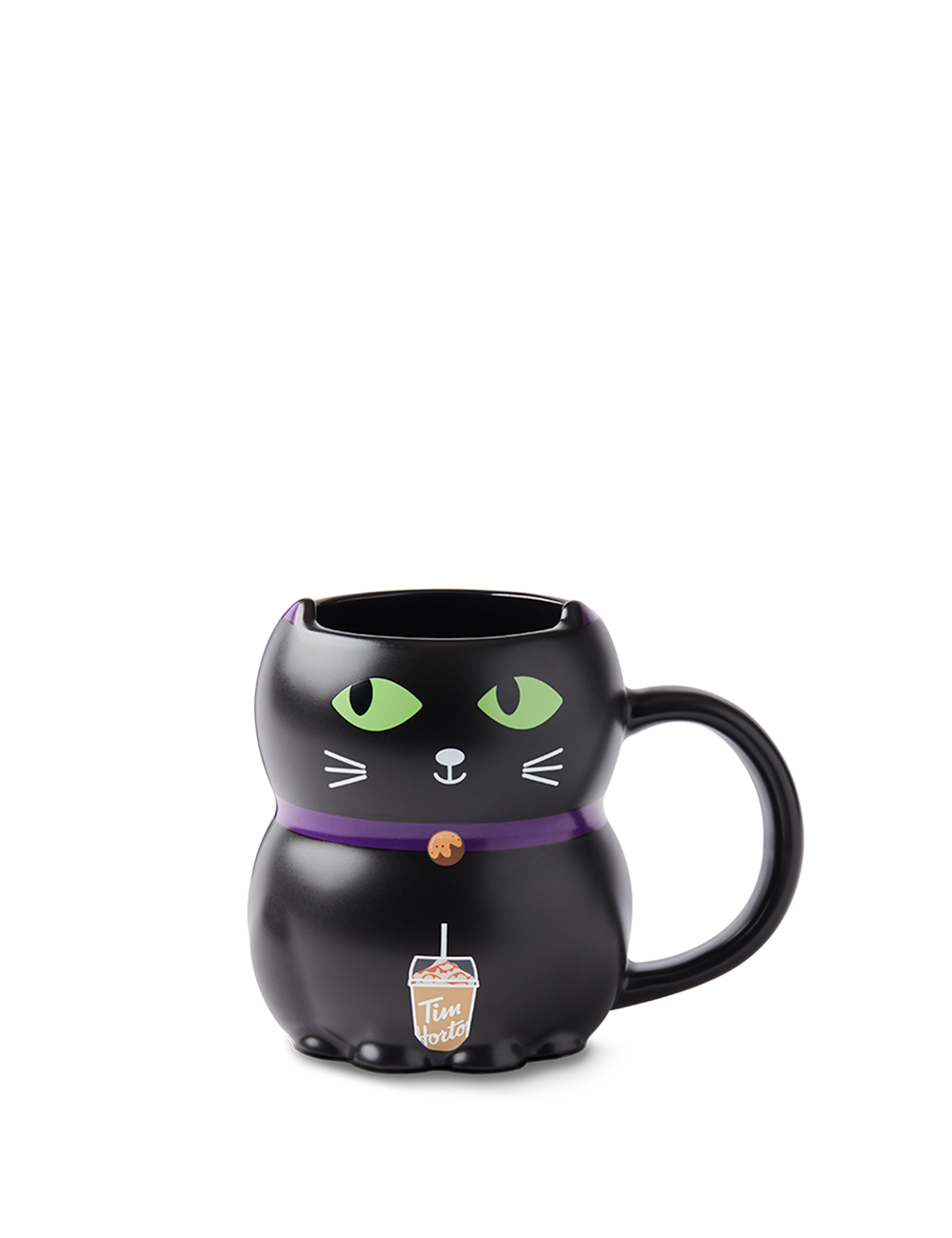 Limited edition Tim Hortons 20oz figural black cat mug | Tasse de 20 oz (chat noir) de Tim – Édition limitée - Image #2