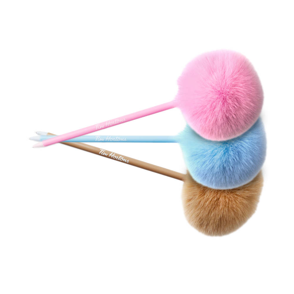 Always Fun Pom Pom Pens - Set of 3 - TimShop - Image #1