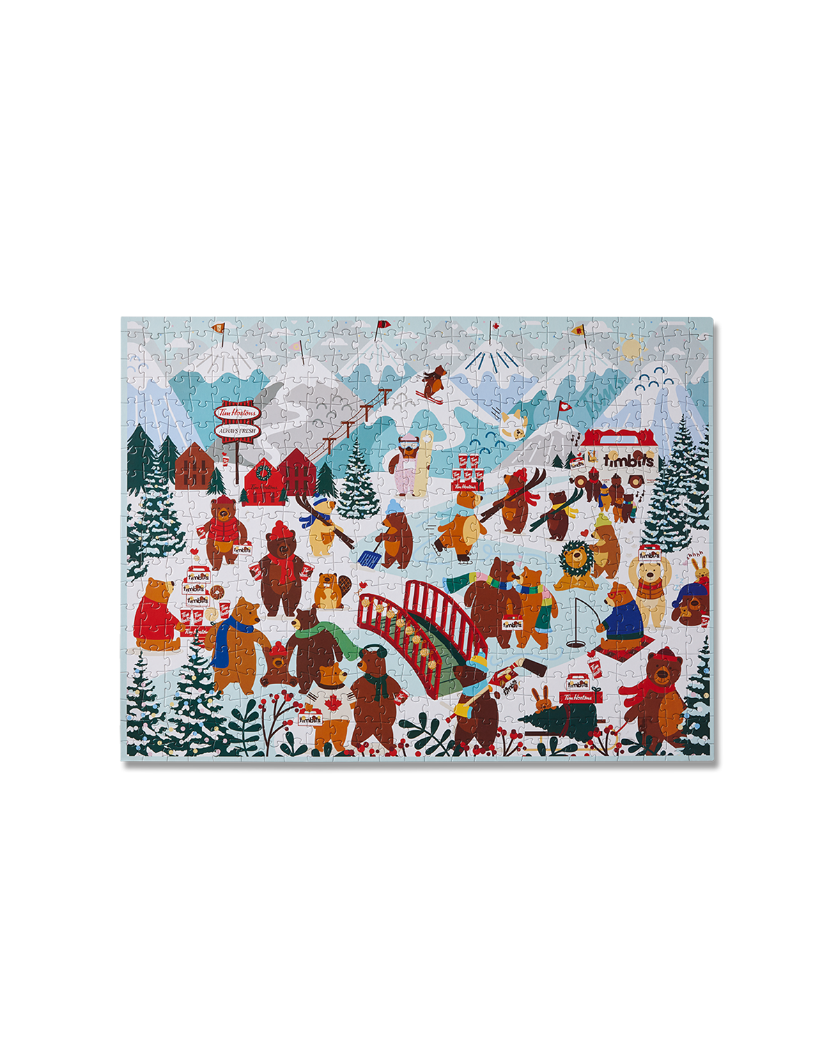 Tim Hortons Holiday Puzzle 500 pieces | Casse-tête des Fêtes de 500 morceaux Tim Hortons  - Image #2