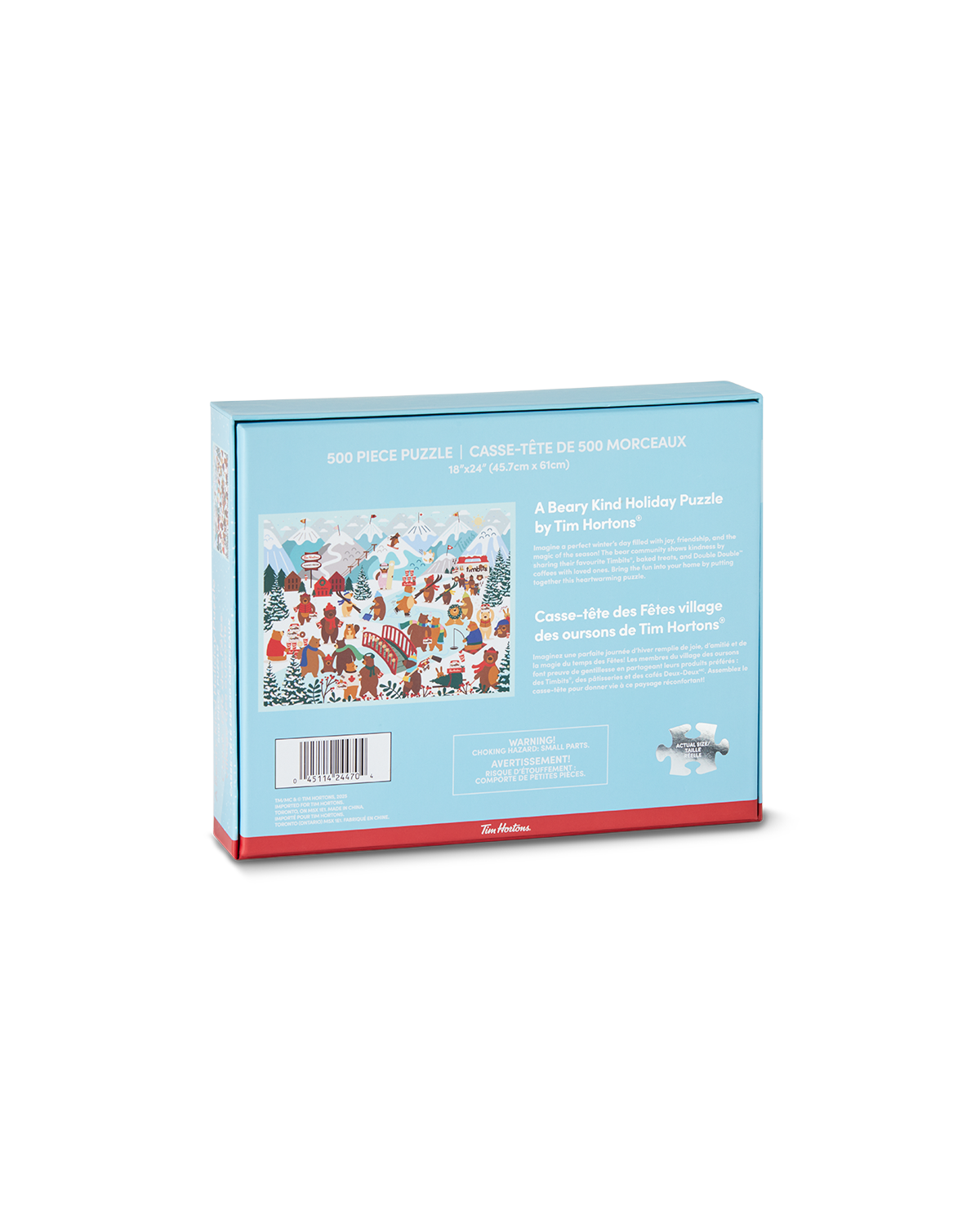 Tim Hortons Holiday Puzzle 500 pieces | Casse-tête des Fêtes de 500 morceaux Tim Hortons  - Image #3