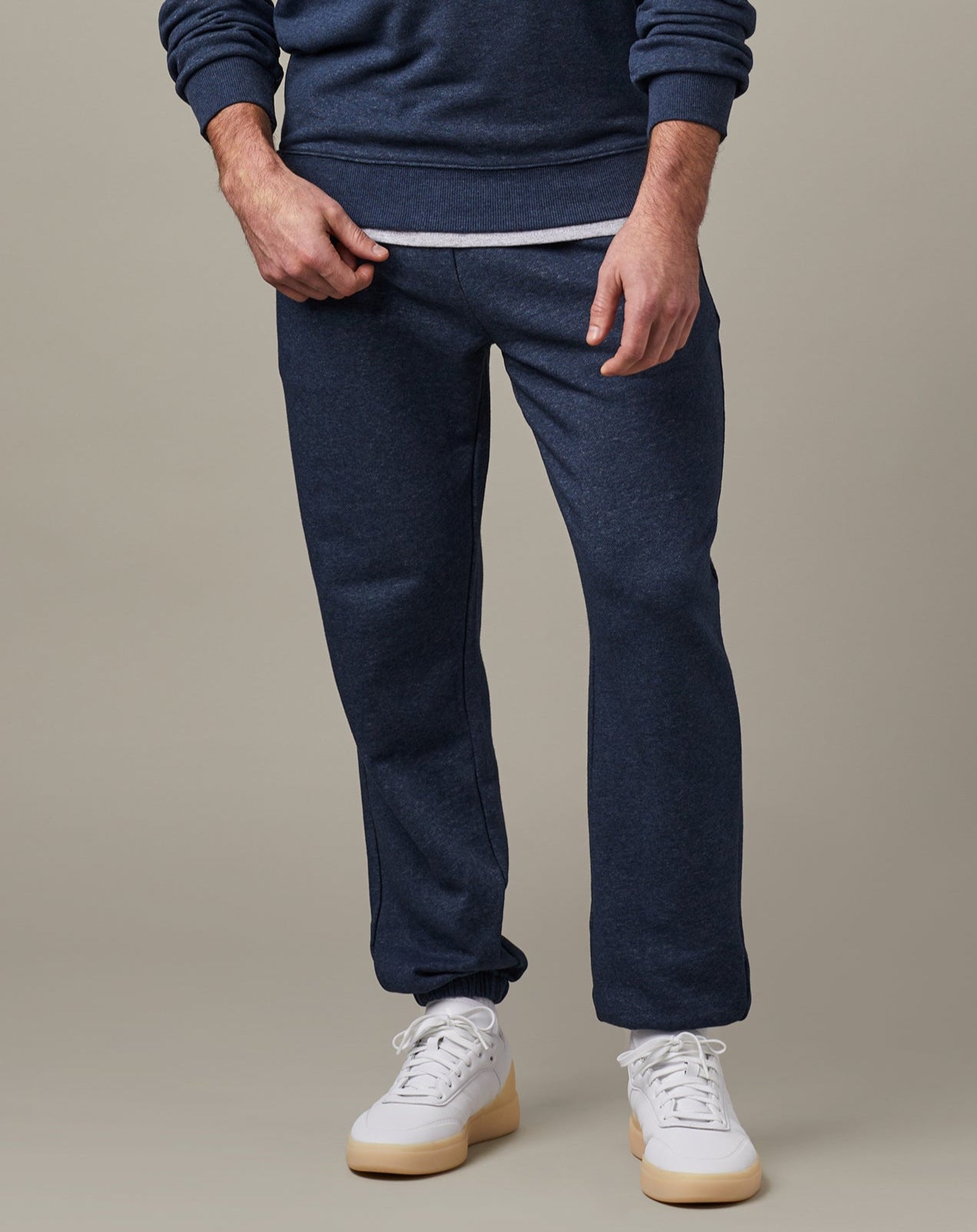 Tim Hortons Canada French Terry Quarter Zip - Navy | Chandail à fermeture éclair 1/4 molletonné bleu marine du Canada de Tim Hortons - Image #1