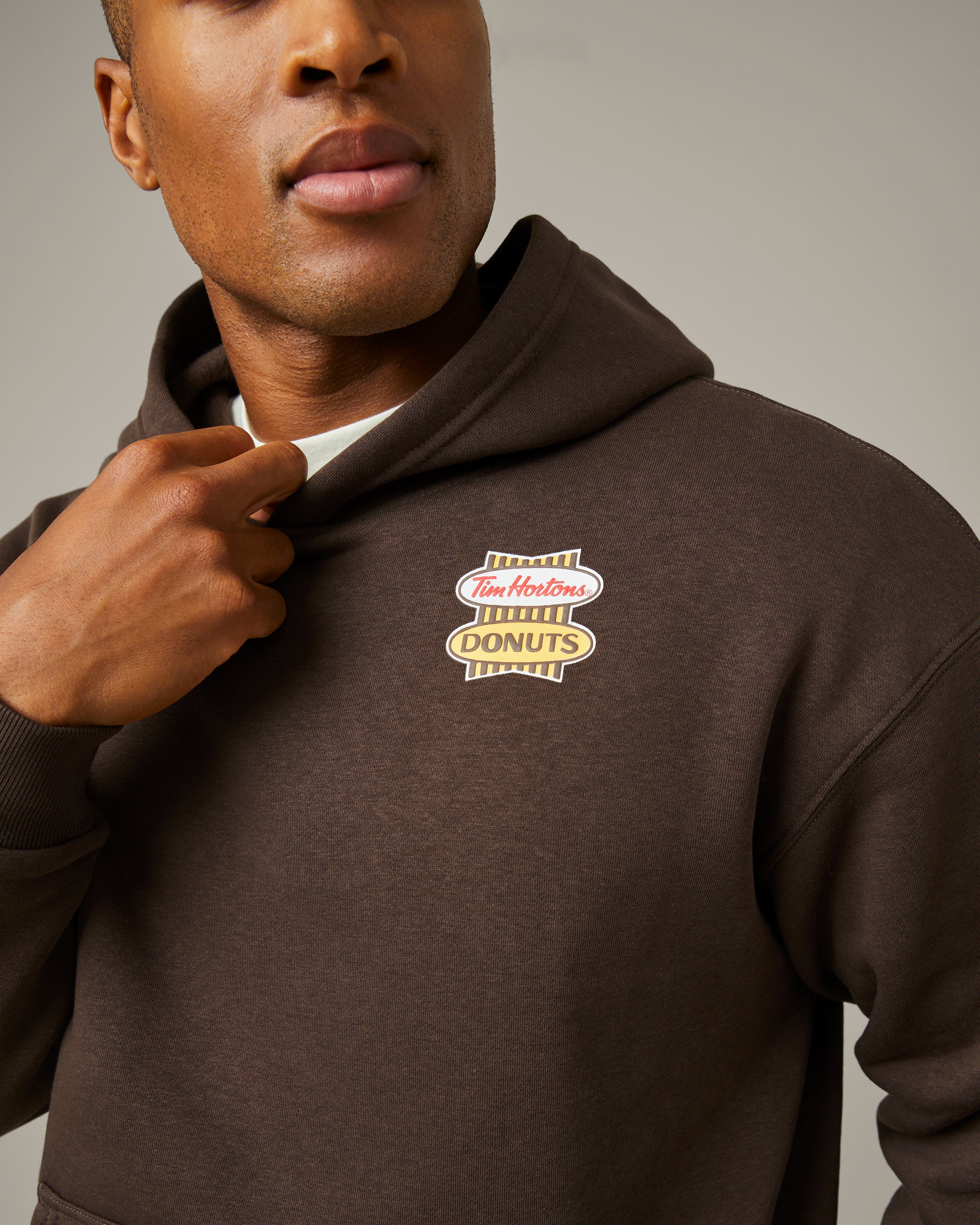 Retro Logo Unisex Hoodie - Espresso - TimShop - Image #3