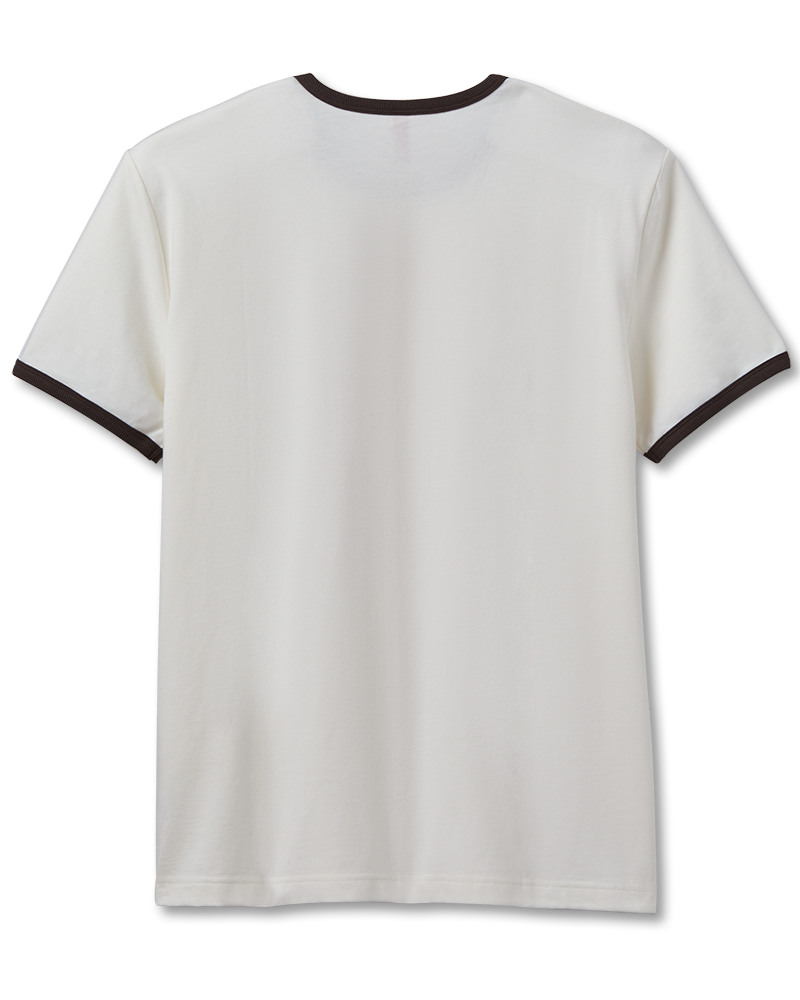 Tim Hortons Unisex Ringer T-Shirt | T-shirt unisexe à bords contrastés de Tim Hortons - Image #4