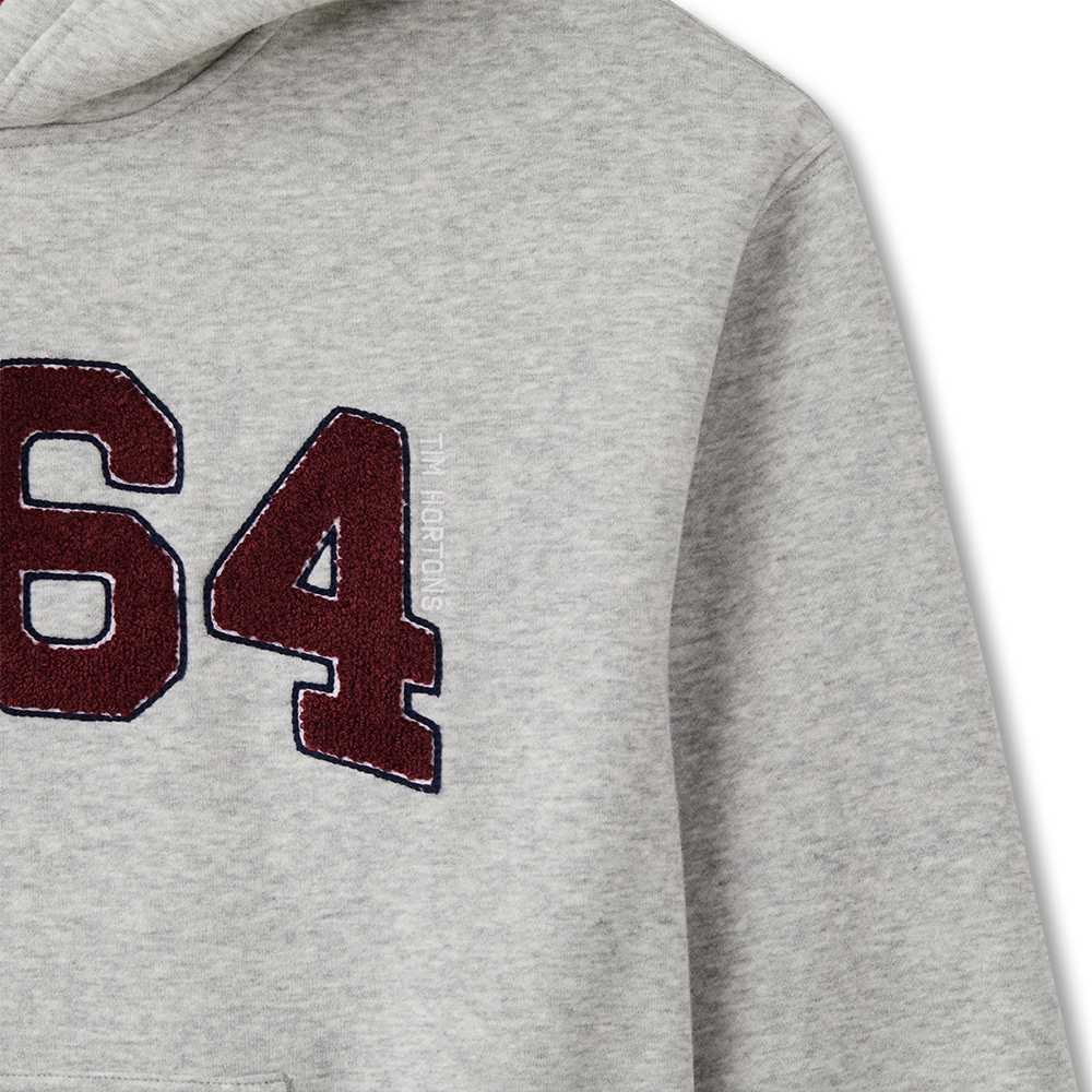 Tims 1964 Unisex Hoodie Grey | Chandail à capuchon unisexe 1964 gris de Tim Hortons - Image #5
