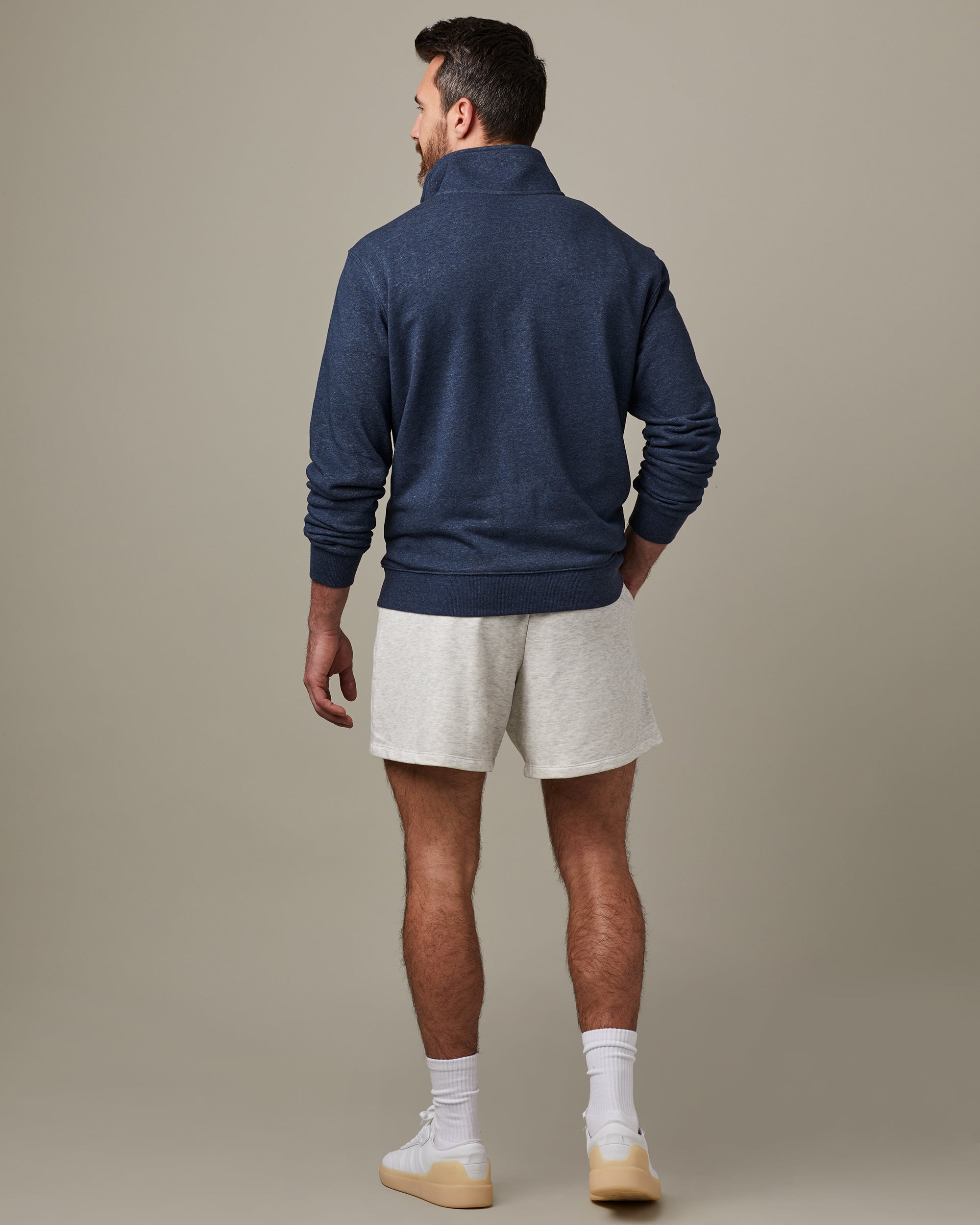 Tim Hortons Travel French Terry Shorts Grey | Short molletonné gris collection de voyage de Tim Hortons - Image #3