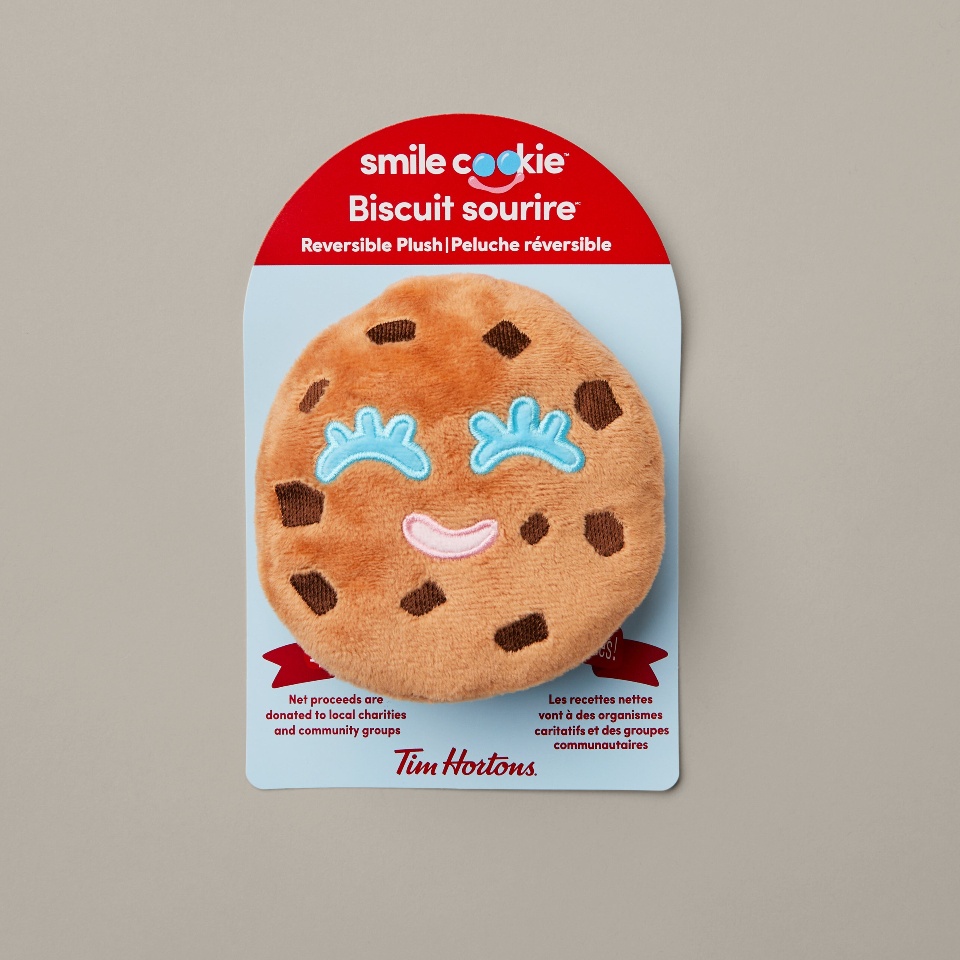 Smile Cookie Reversible Plushie - TimShop - Image #2