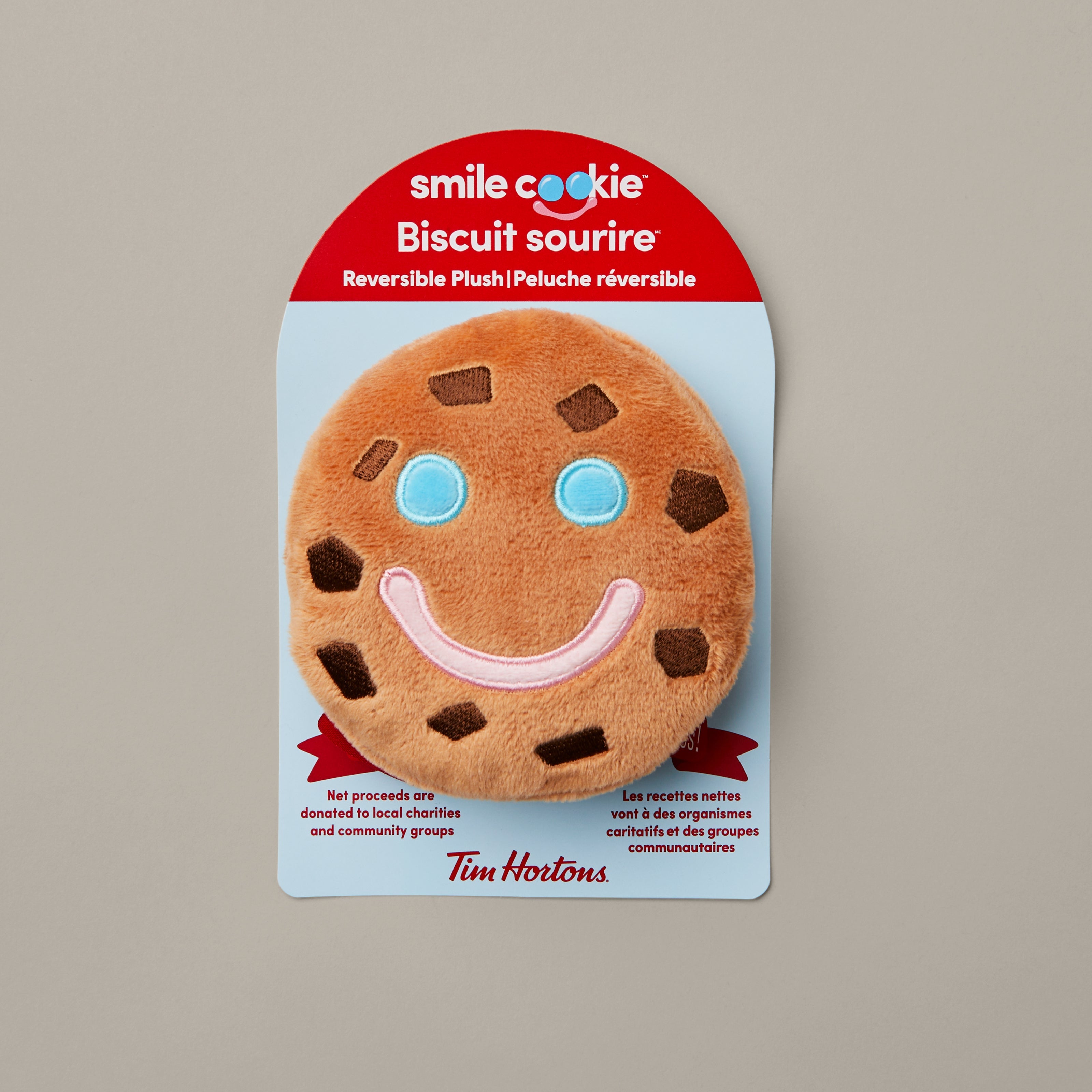 Smile Cookie Reversible Plushie - TimShop