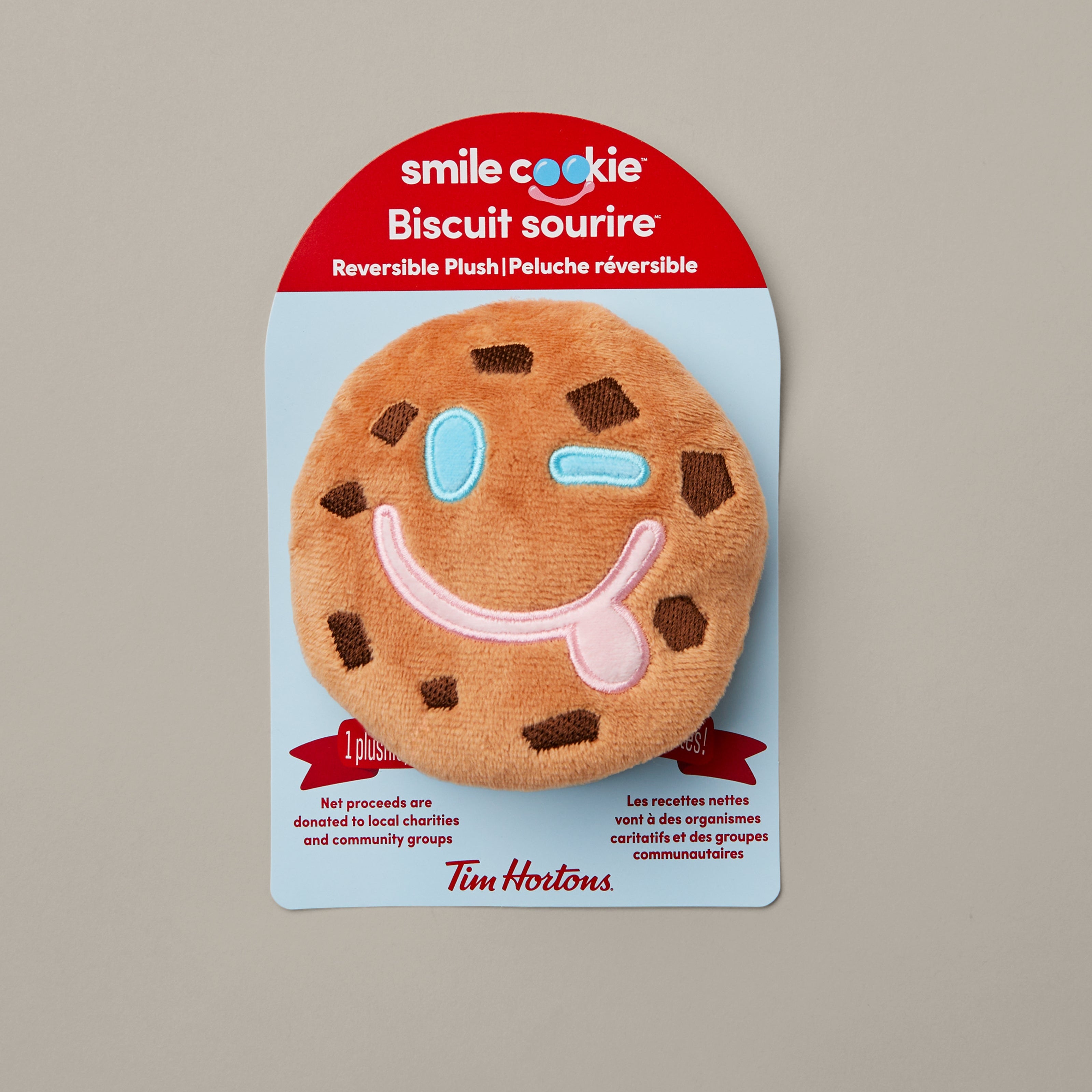 Smile Cookie Reversible Plushie - TimShop - Image #3