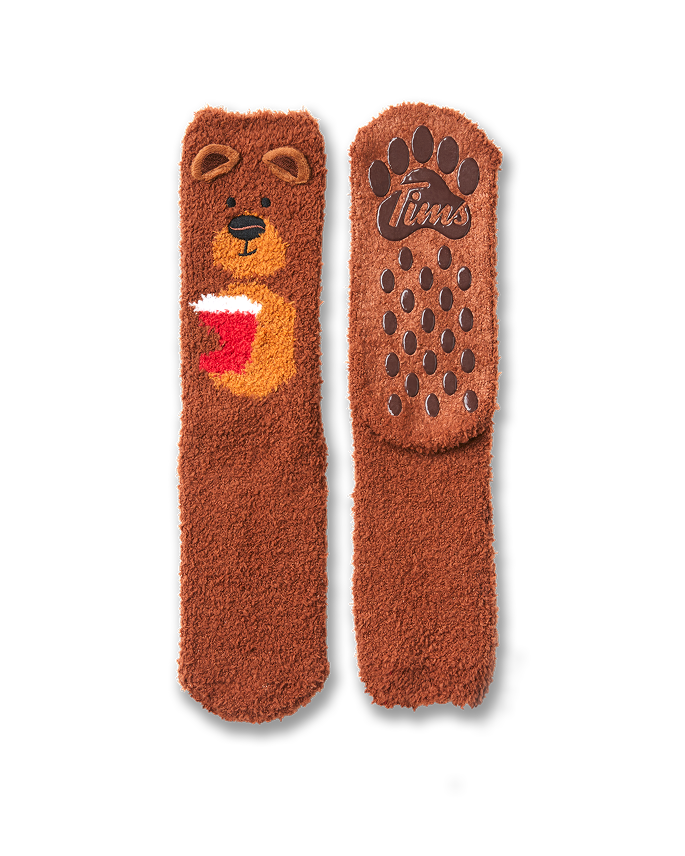 Tim Hortons Bear Cozy Socks | Bas douillets ourson Tim Hortons - Image #2