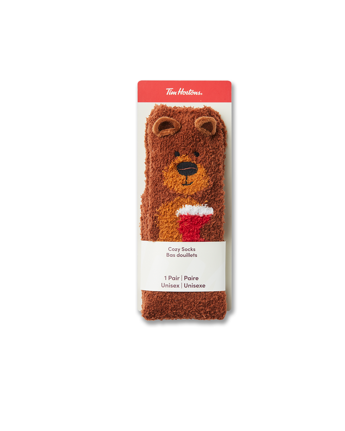Tim Hortons Bear Cozy Socks | Bas douillets ourson Tim Hortons - Image #1