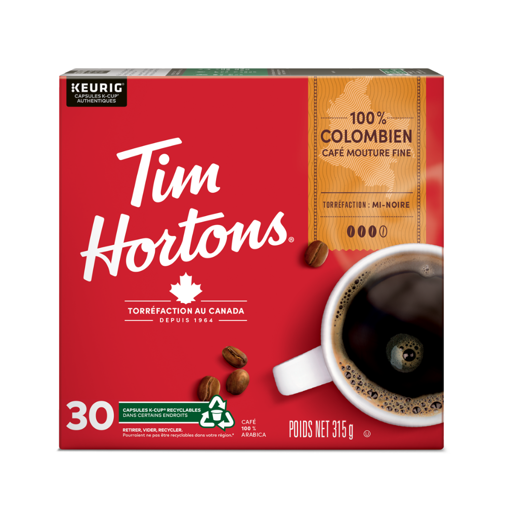 Colombian Coffee K-Cups - Tim Hortons Coffee - Image #2
