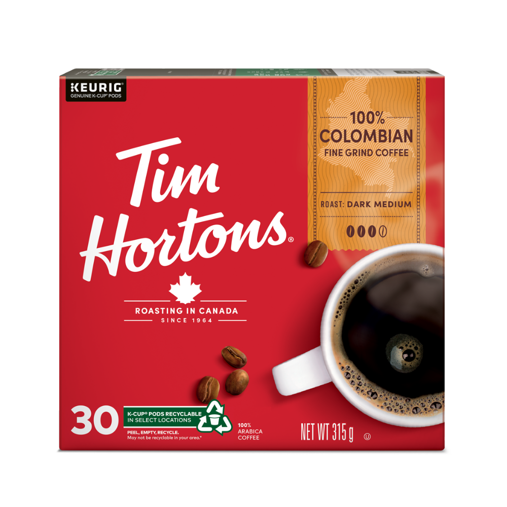 Colombian Coffee K-Cups - Tim Hortons Coffee - Image #1