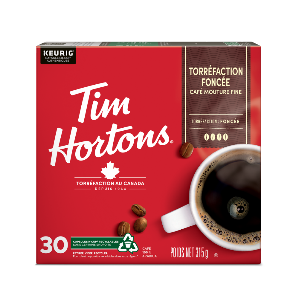 Dark Roast Coffee K-Cups - Tim Hortons Coffee - Image #2