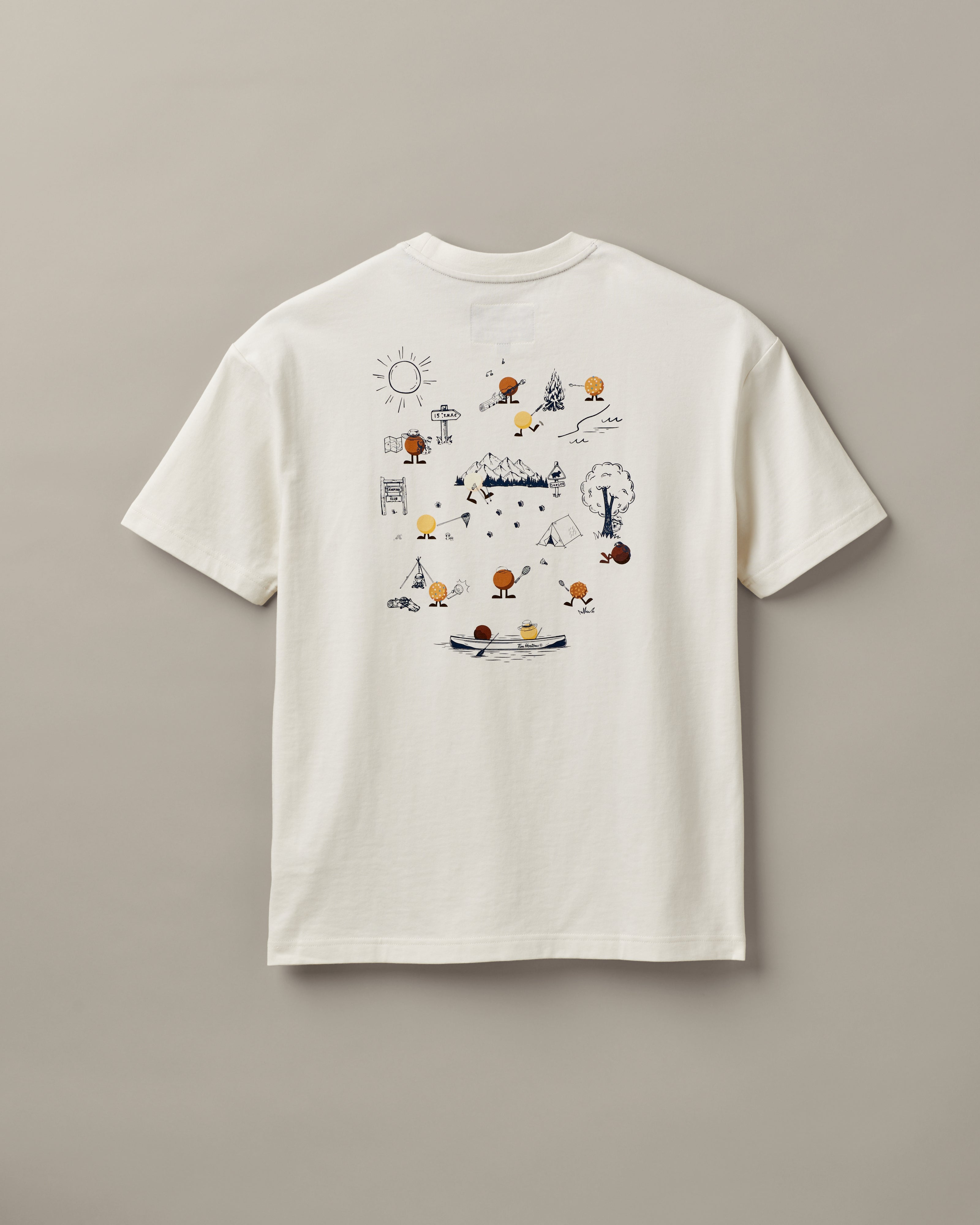 Timbits® Camp Unisex T-Shirt - Natural - TimShop - Image #5