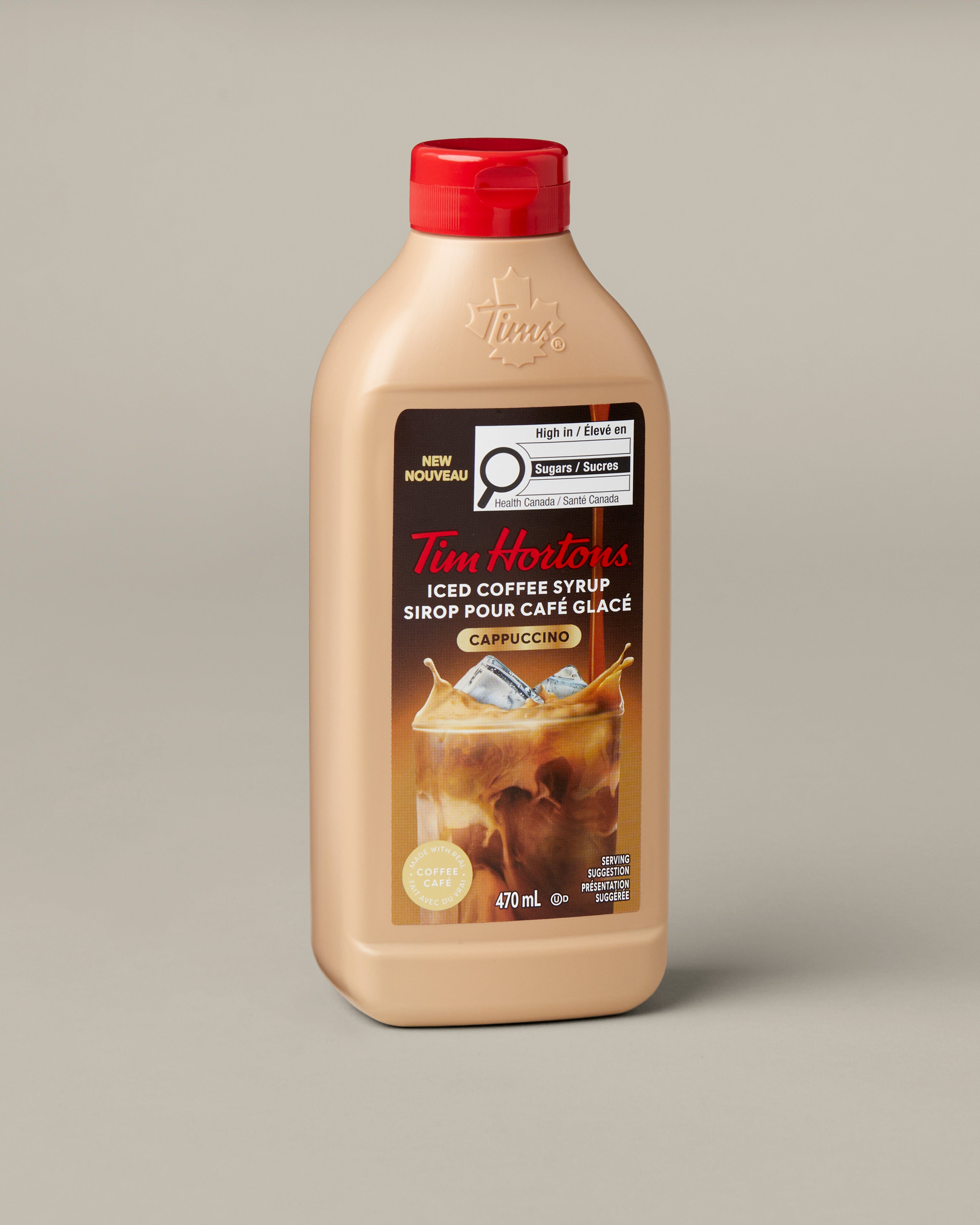 Iced Coffee Syrup Cappuccino - 470ml - TimShop - Image #1
