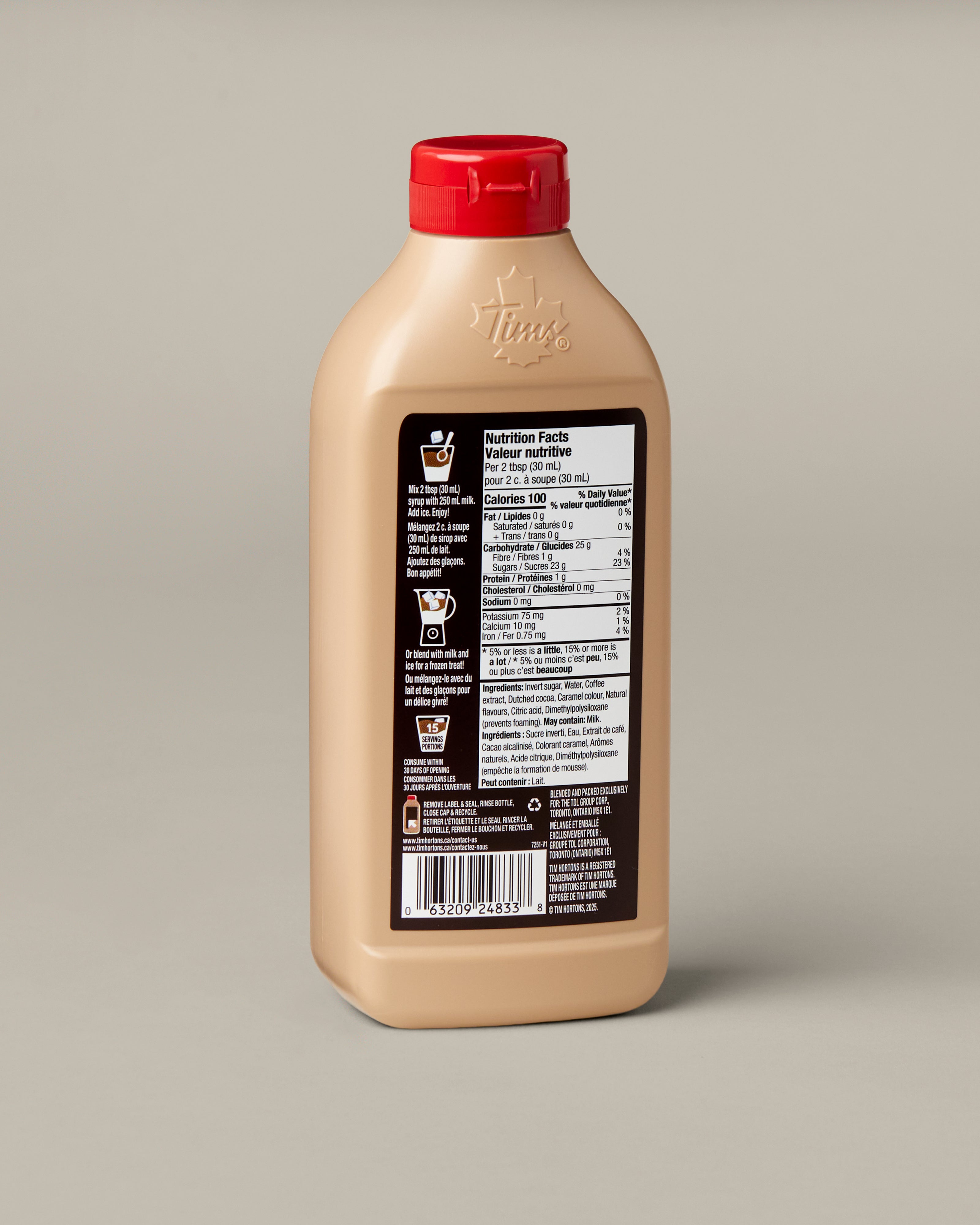 Iced Coffee Syrup Mocha - 470ml - TimShop - Image #2
