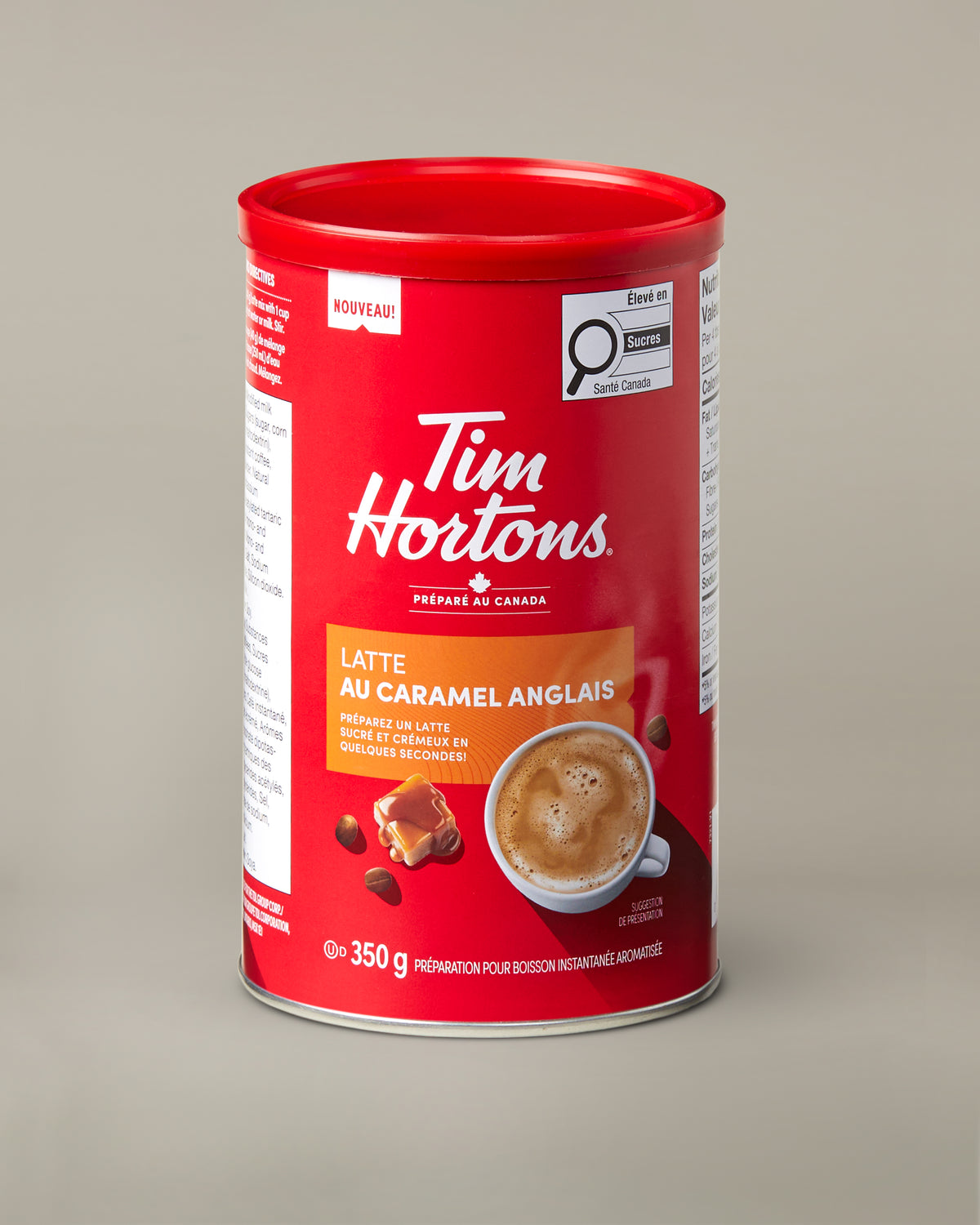 Tim Hortons Caramel Toffee Lattee instant flavoured beverage mix - Image #3