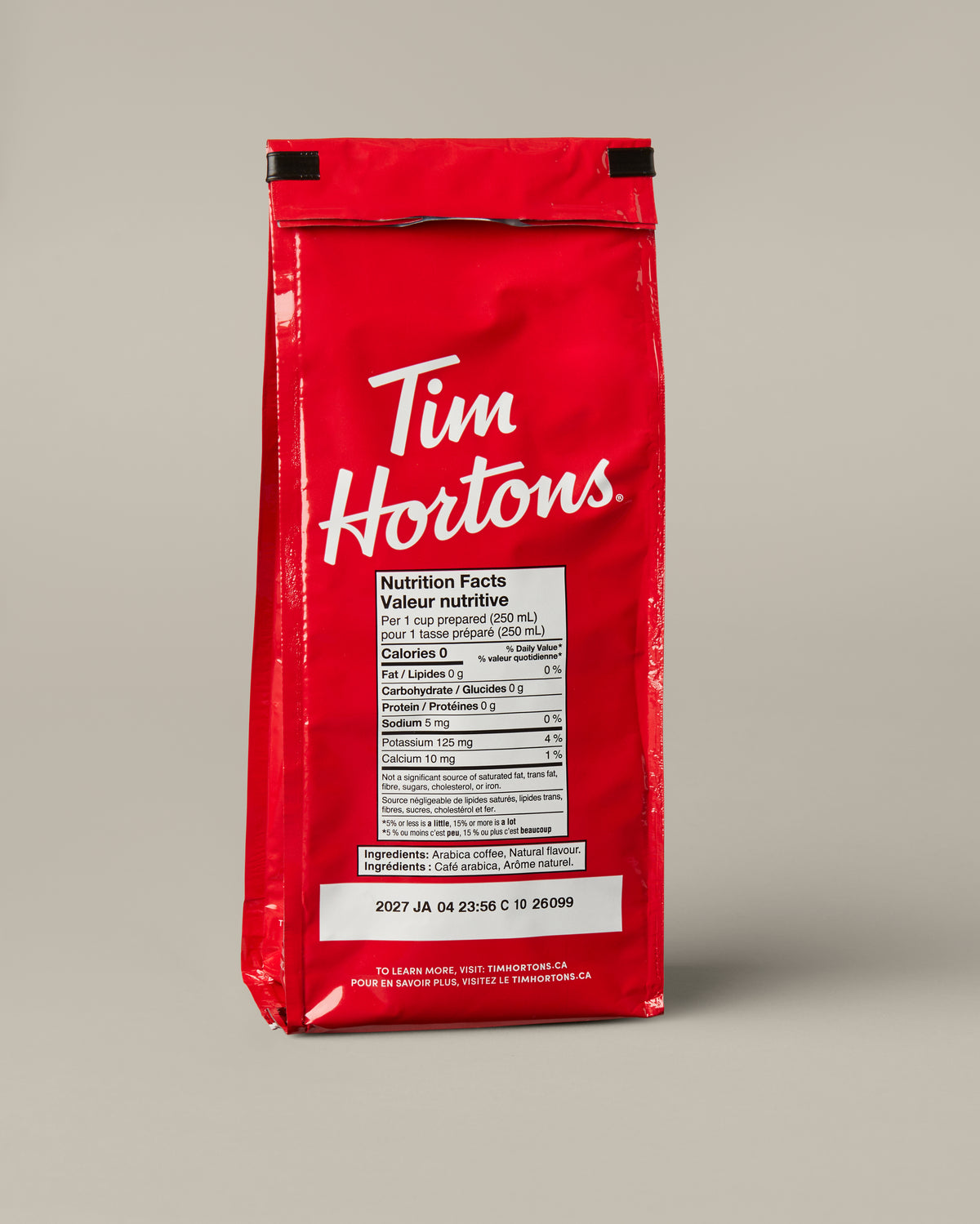 Tim Hortons Hazelnut Ground Coffee in a 300g bag. | Café moulu à la noisette Tim Hortons en sac de 300 g. - Image #2