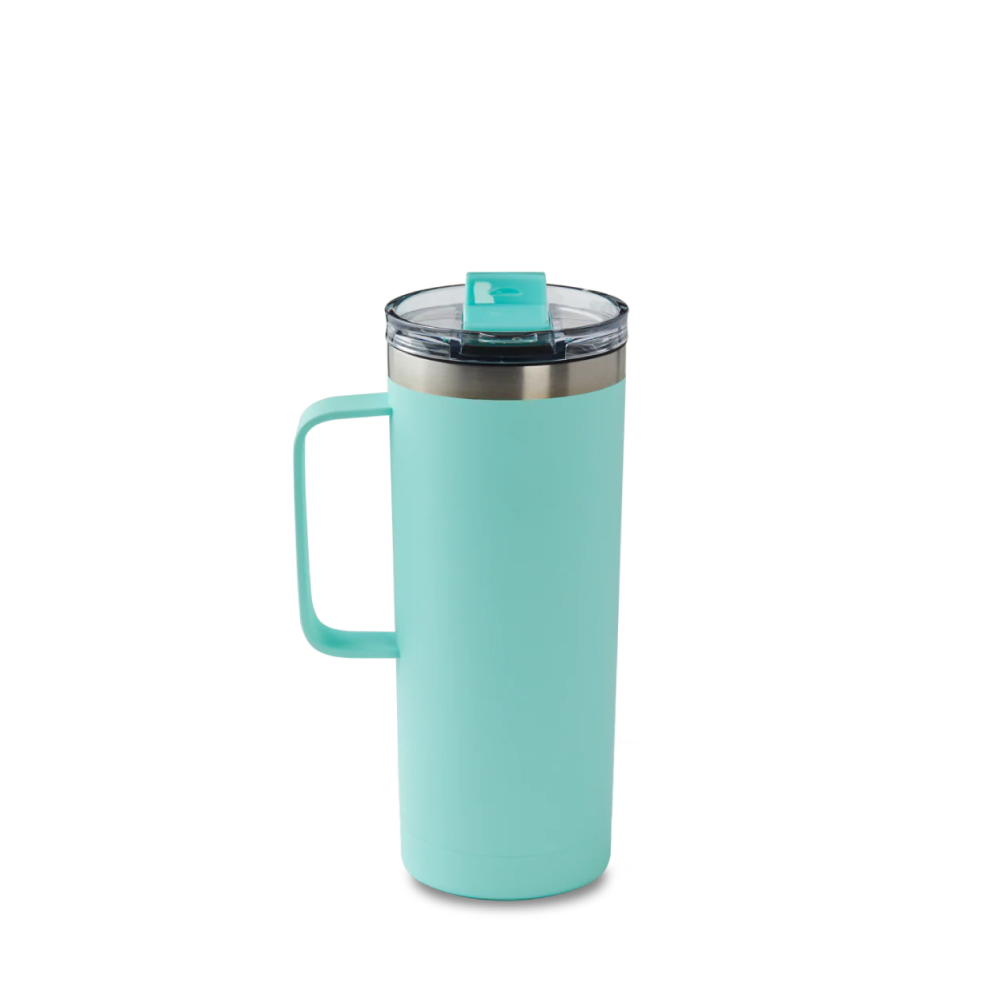 20oz Stainless Steel Travel Tumbler - Aqua - Secondary Image