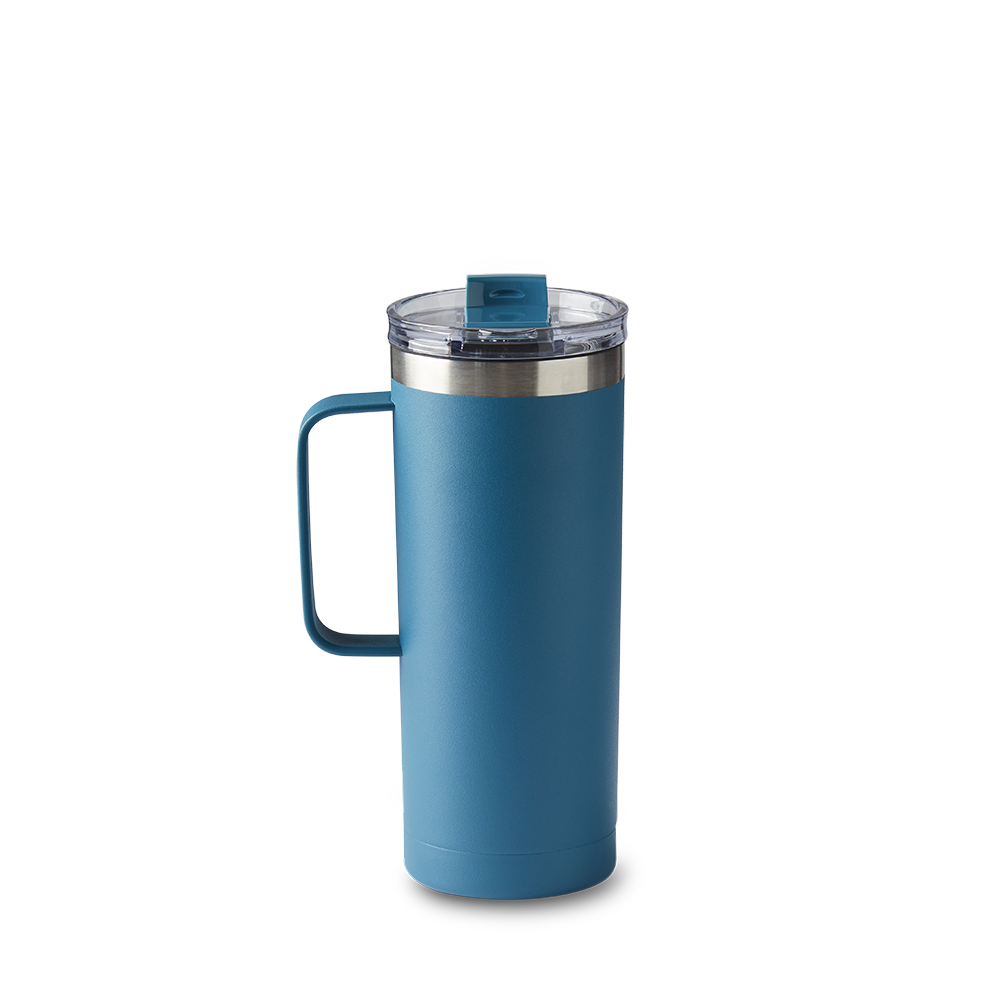 20oz Stainless Steel Travel Tumbler - Teal - Secondary Image