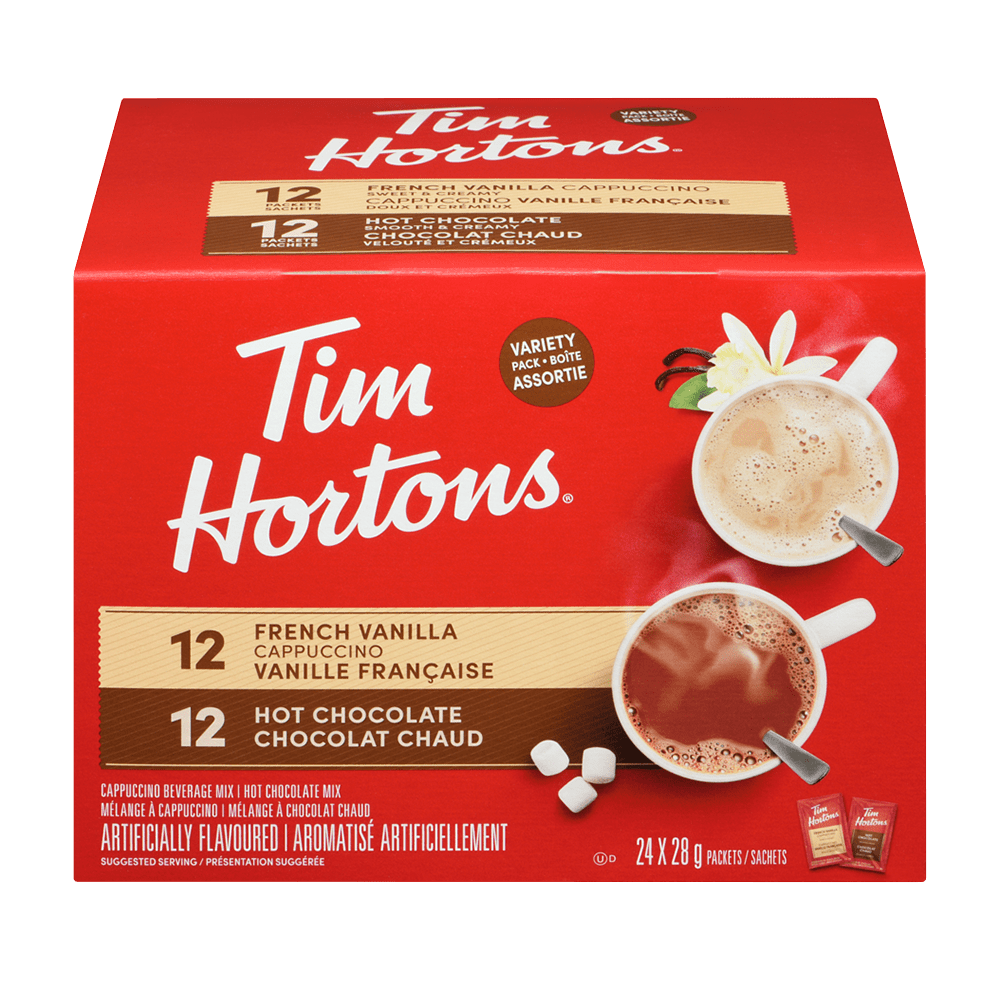 Hot Chocolate & French Vanilla Cappuccino Mix Variety Pack - TimShop - Image #1