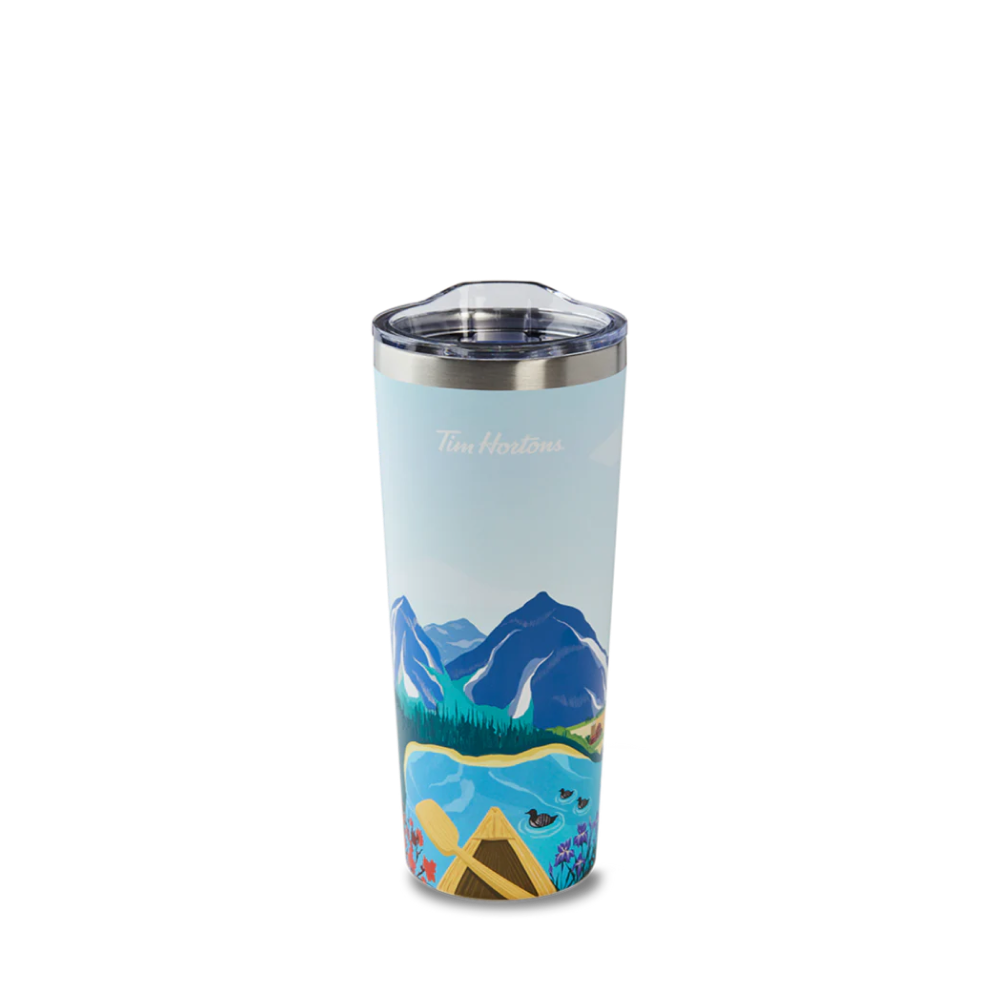 22oz Stainless Steel Canada Travel Mug - Secondary Image