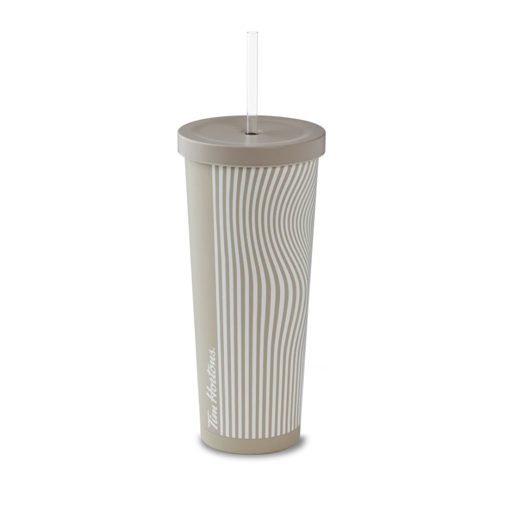 Everyday Drinkware stainless steel tumbler 24oz || Gobelet en acier inoxydable de 24 oz de la collection Indispensables de Tim